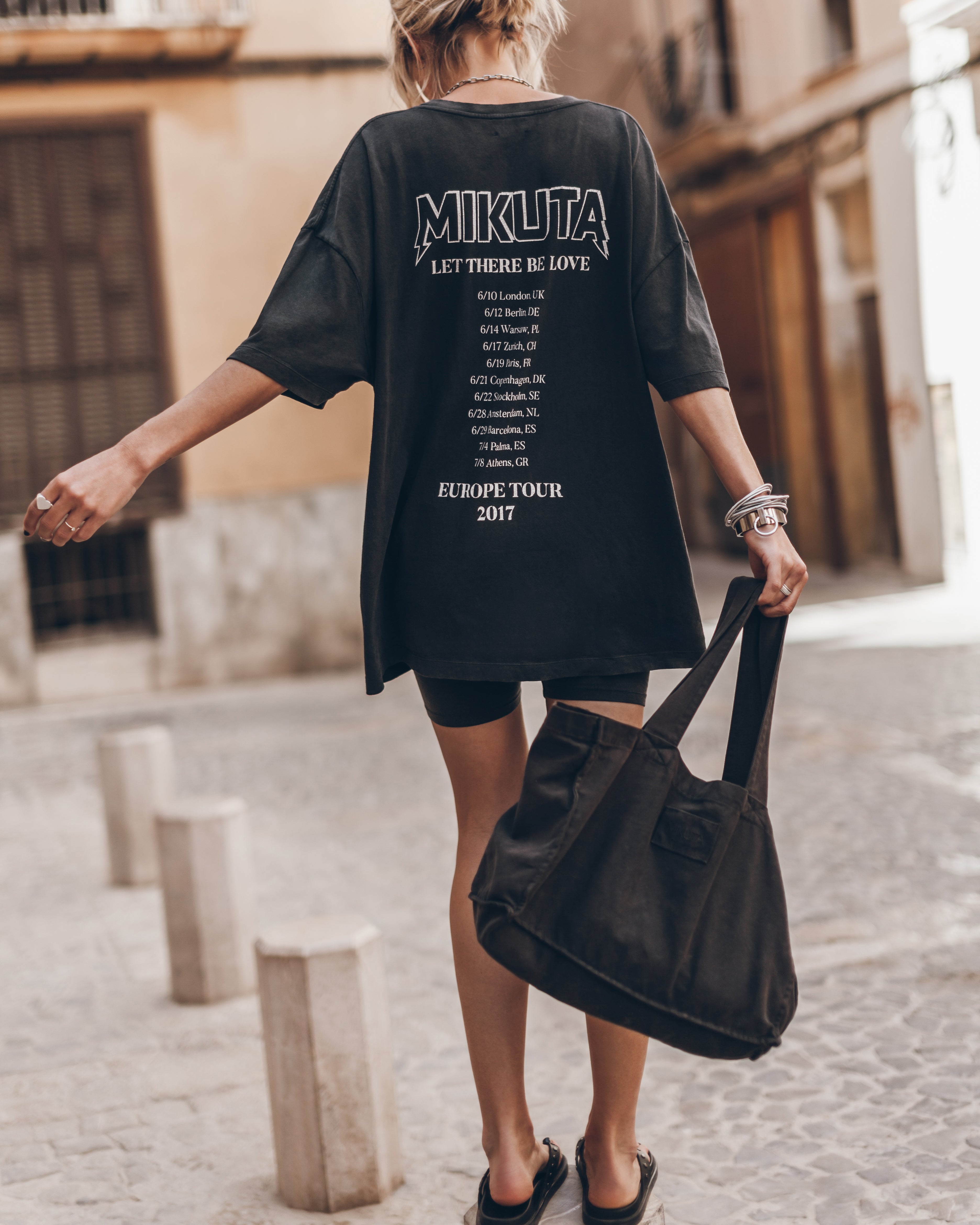 T-Shirt Unisexe Vintage Rock - Noir