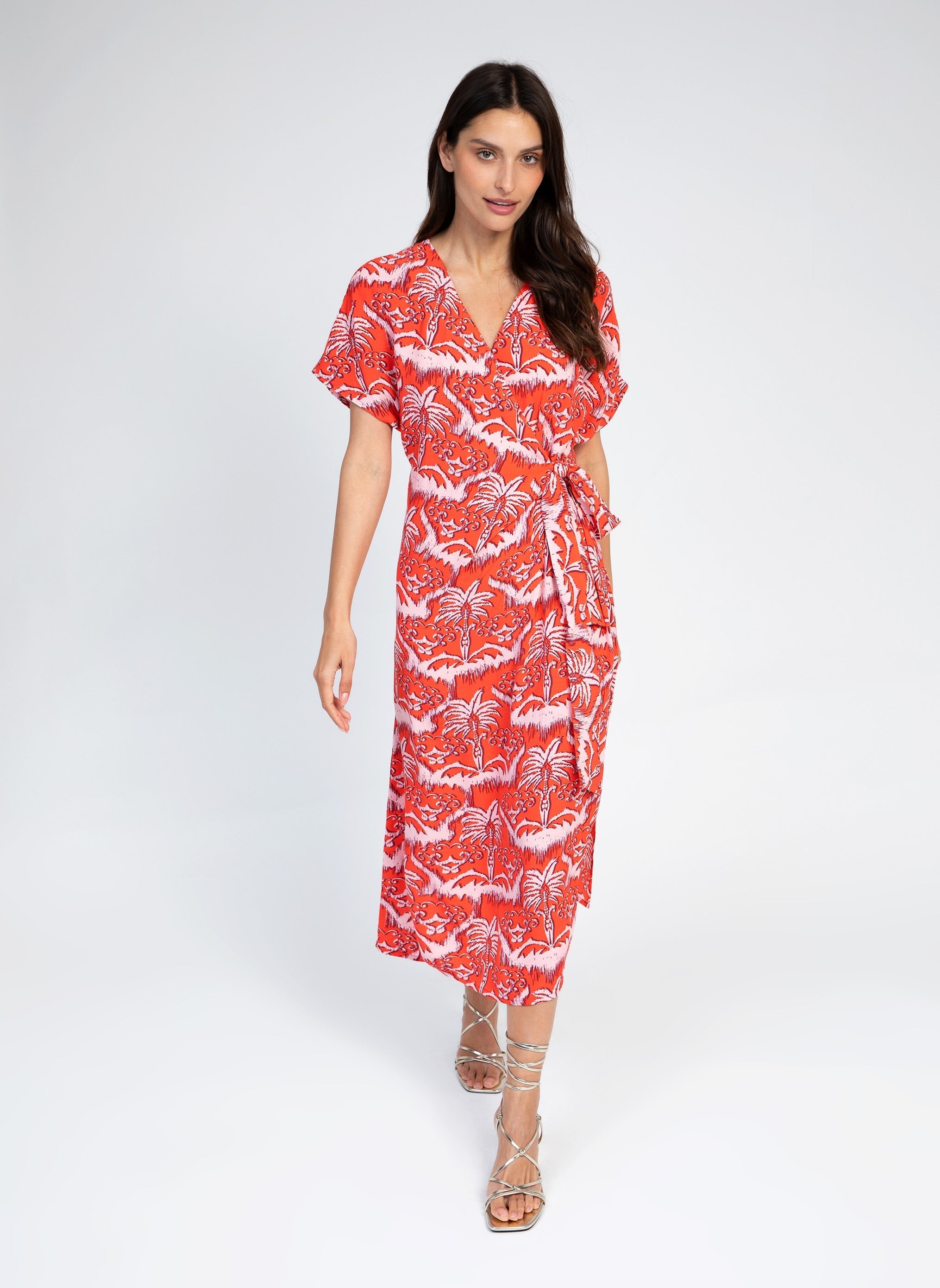 Mitchy Barty Pink Midi Dress