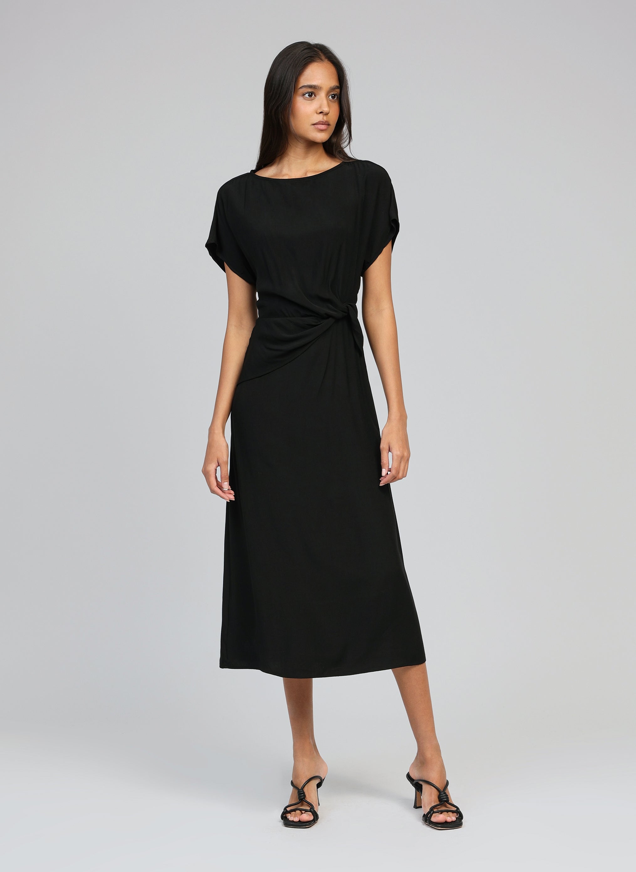 Moavil Midi Dress Black