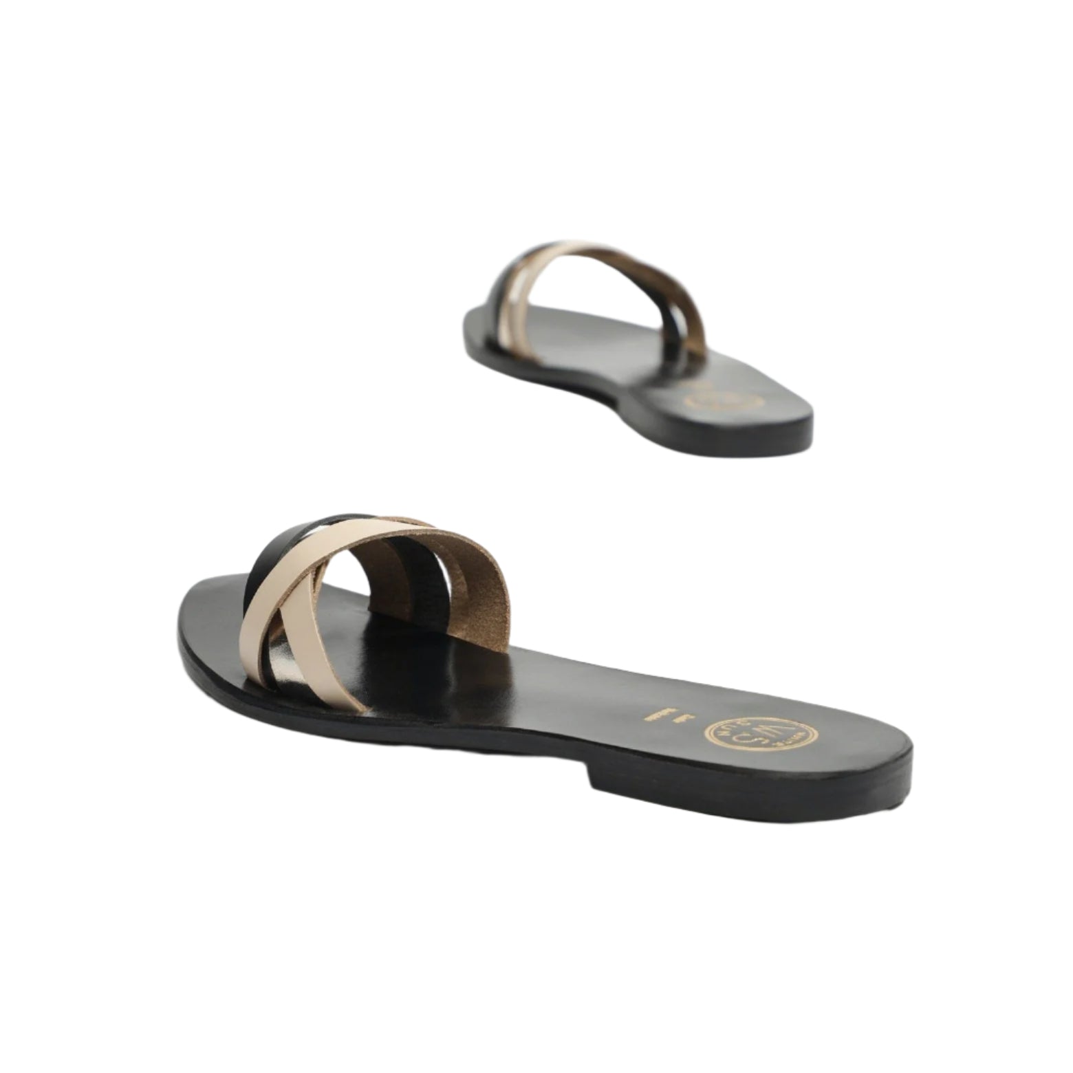 Mules Senecio - Beige Buff - Oro rosa