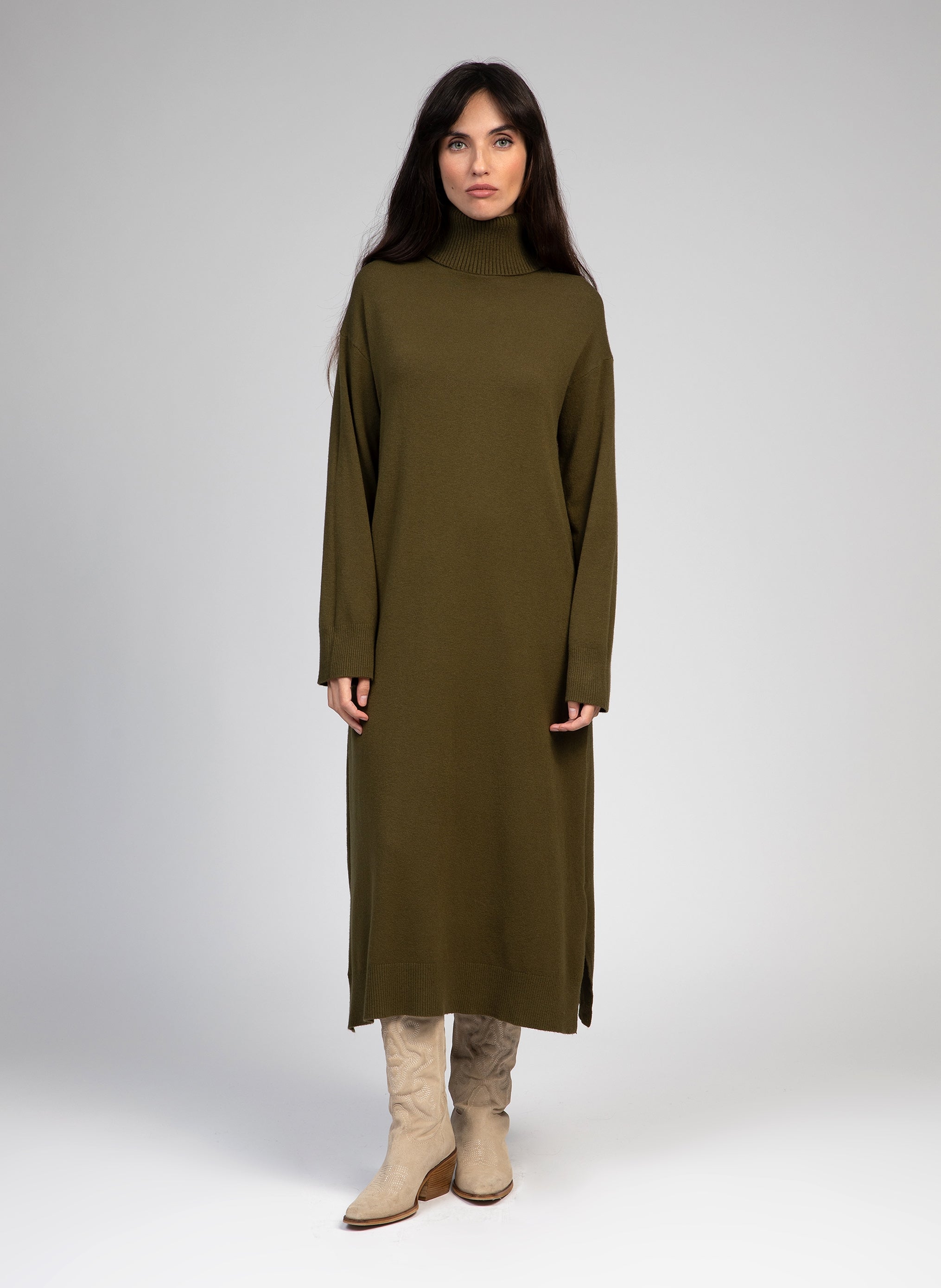 Nagoya Bronze Midi Dress