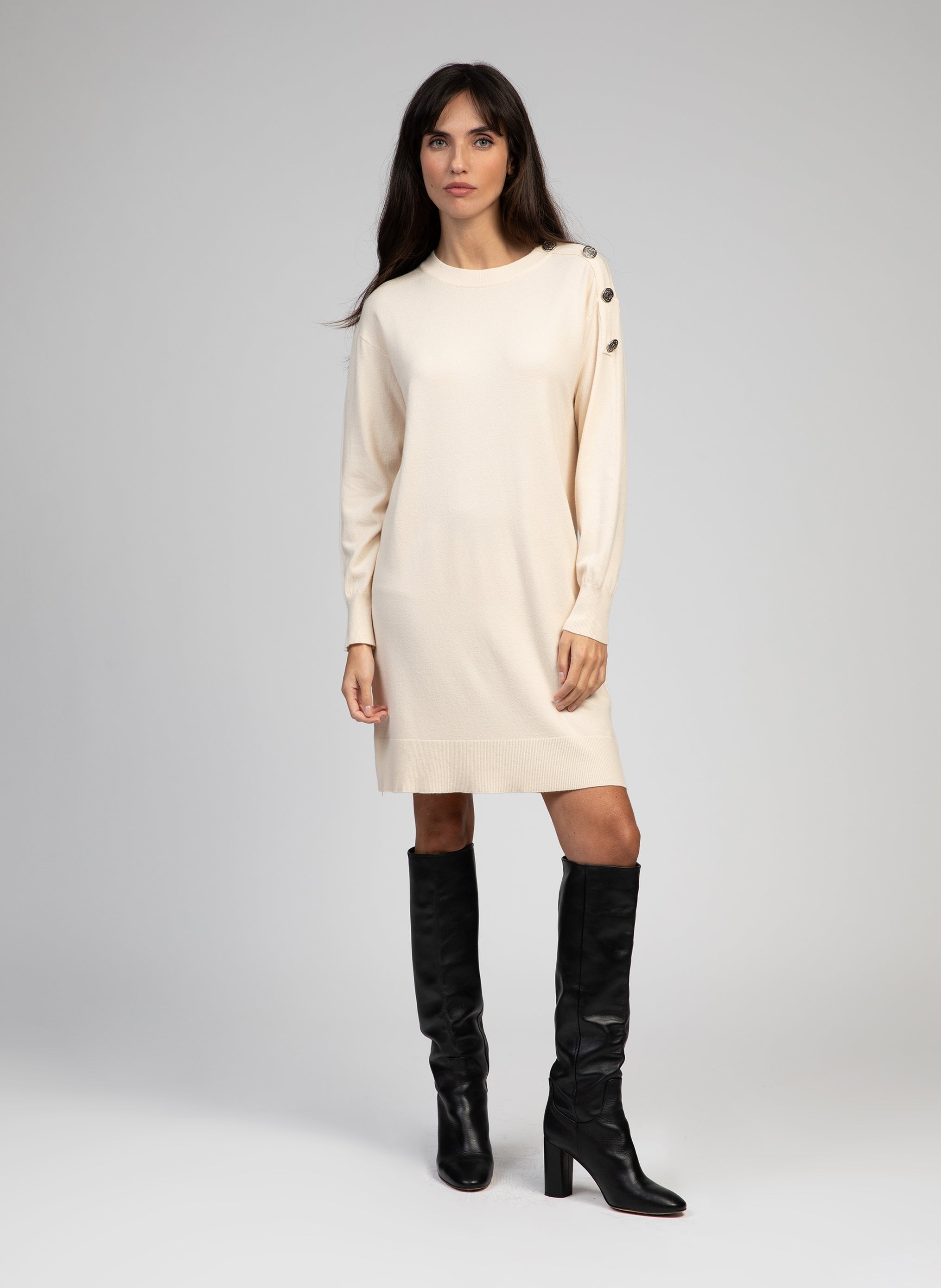 Nakao Ecru Midi Dress