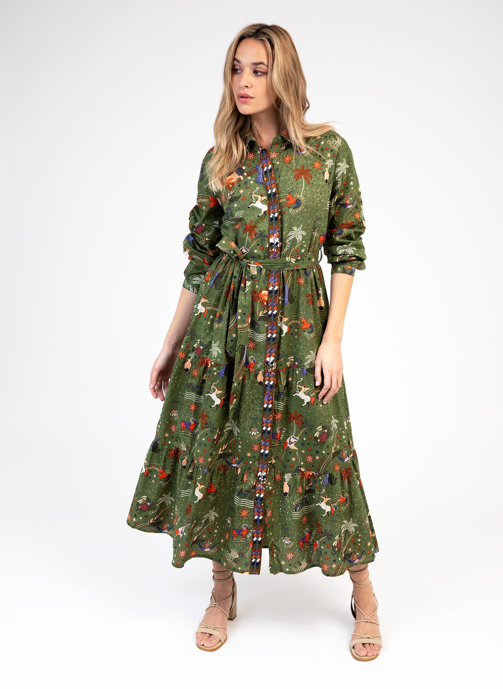 Maxi abito Olindo Circa Olive