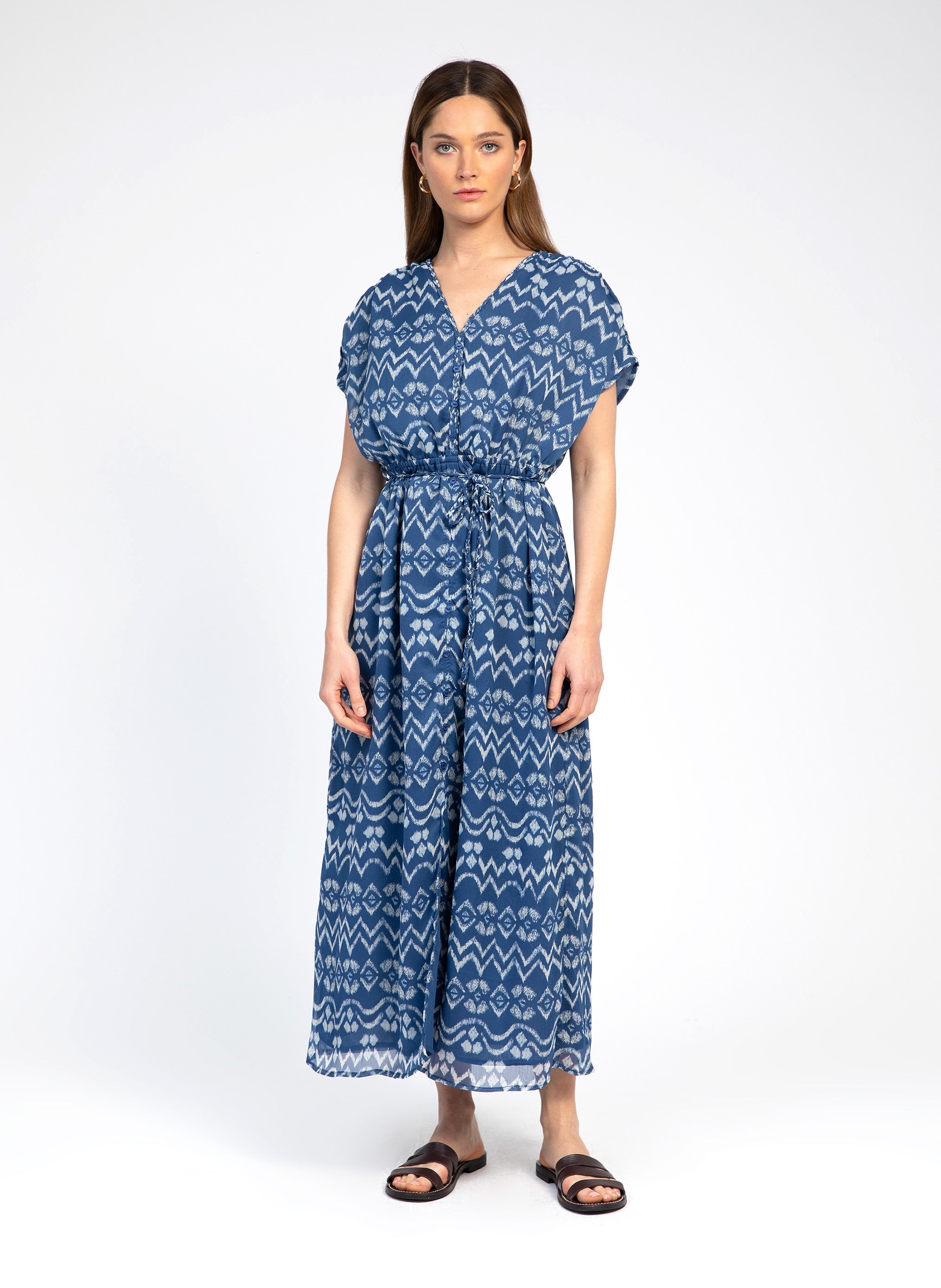 Maxi abito blu di Onezyme Icarie