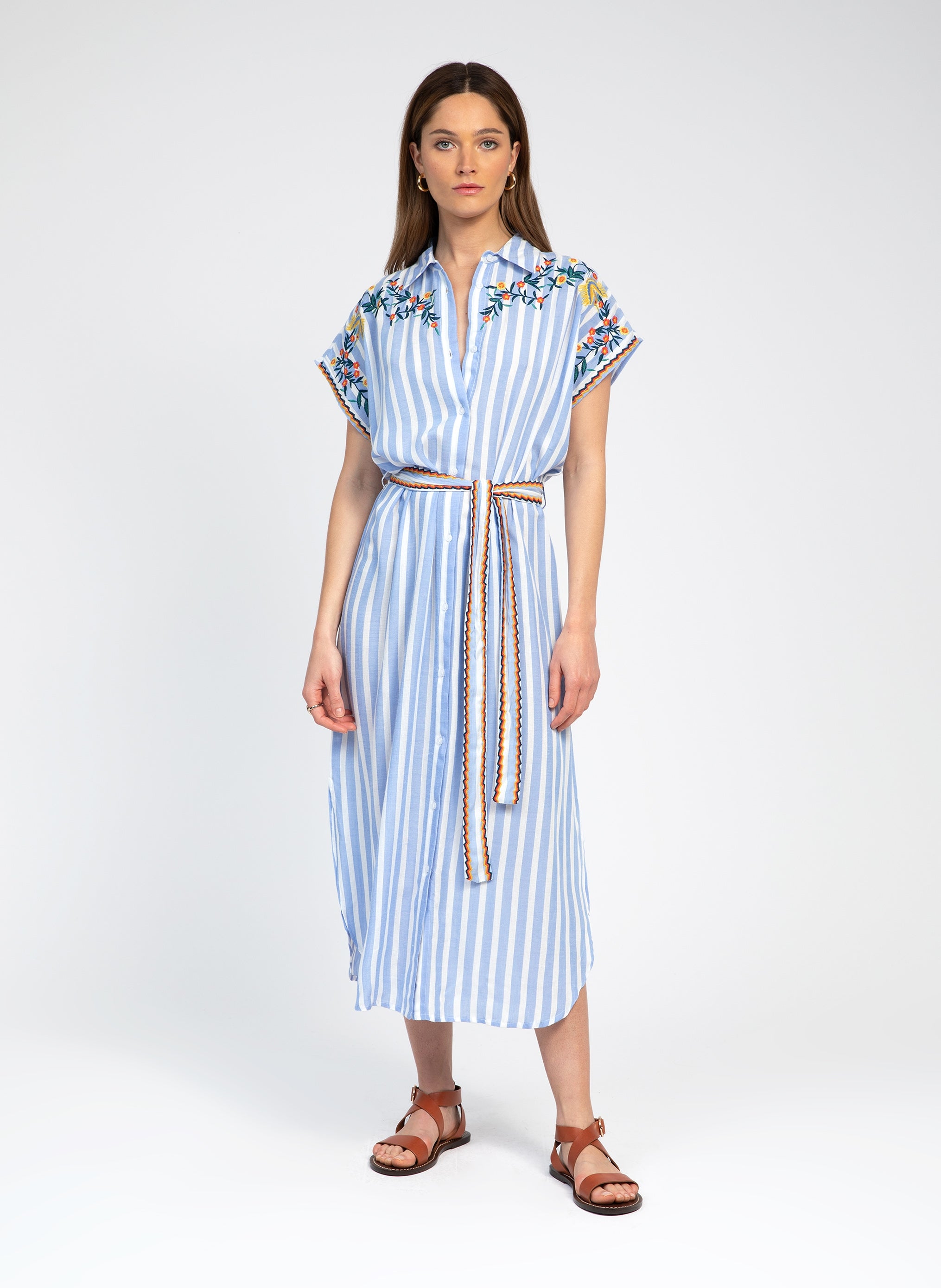 Osvald Blue Midi Dress