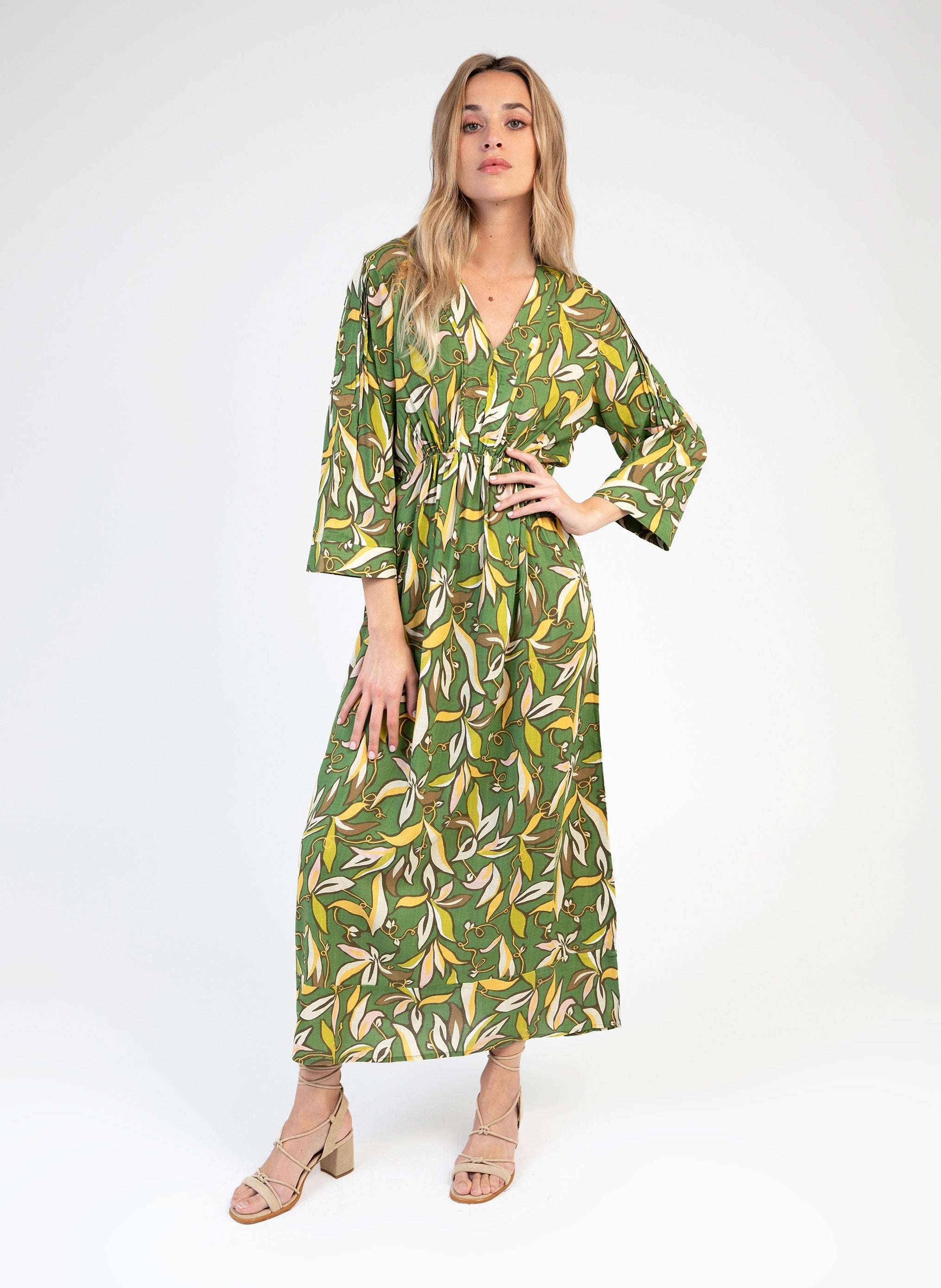 Otacha Hazella Olive Maxi Dress