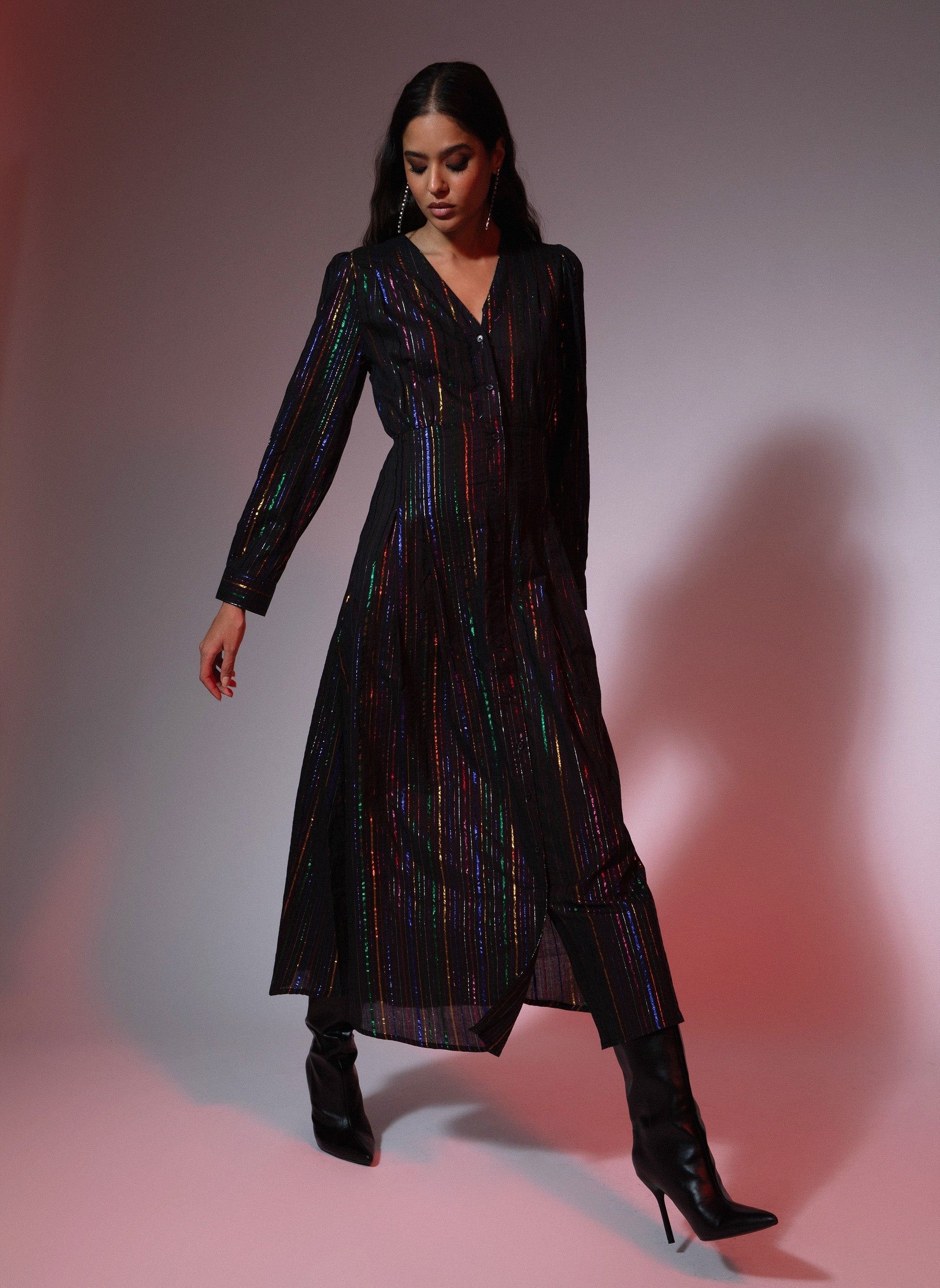 Ozane Black Maxi Dress