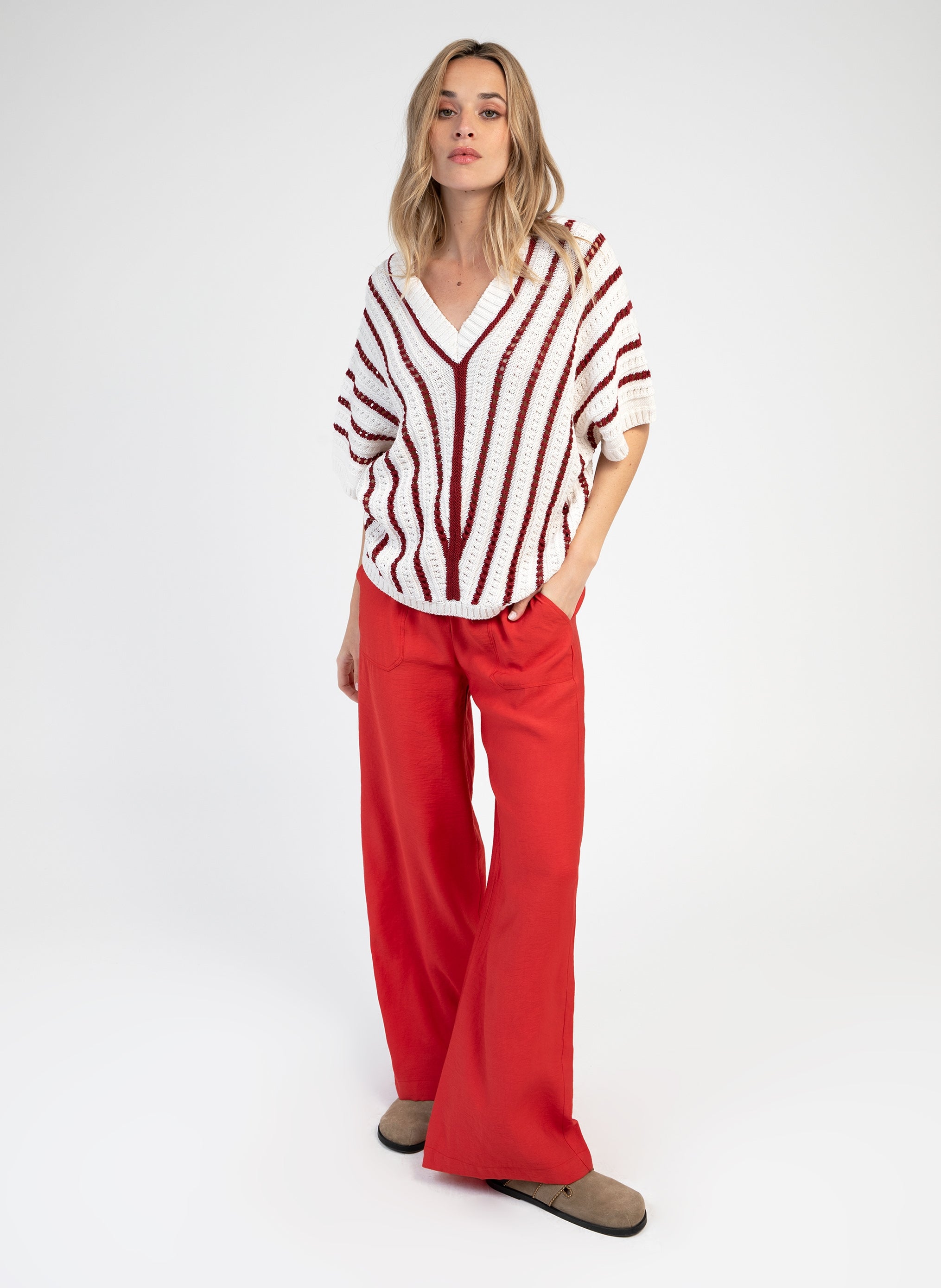 Pantaloni Pacoly Paprika