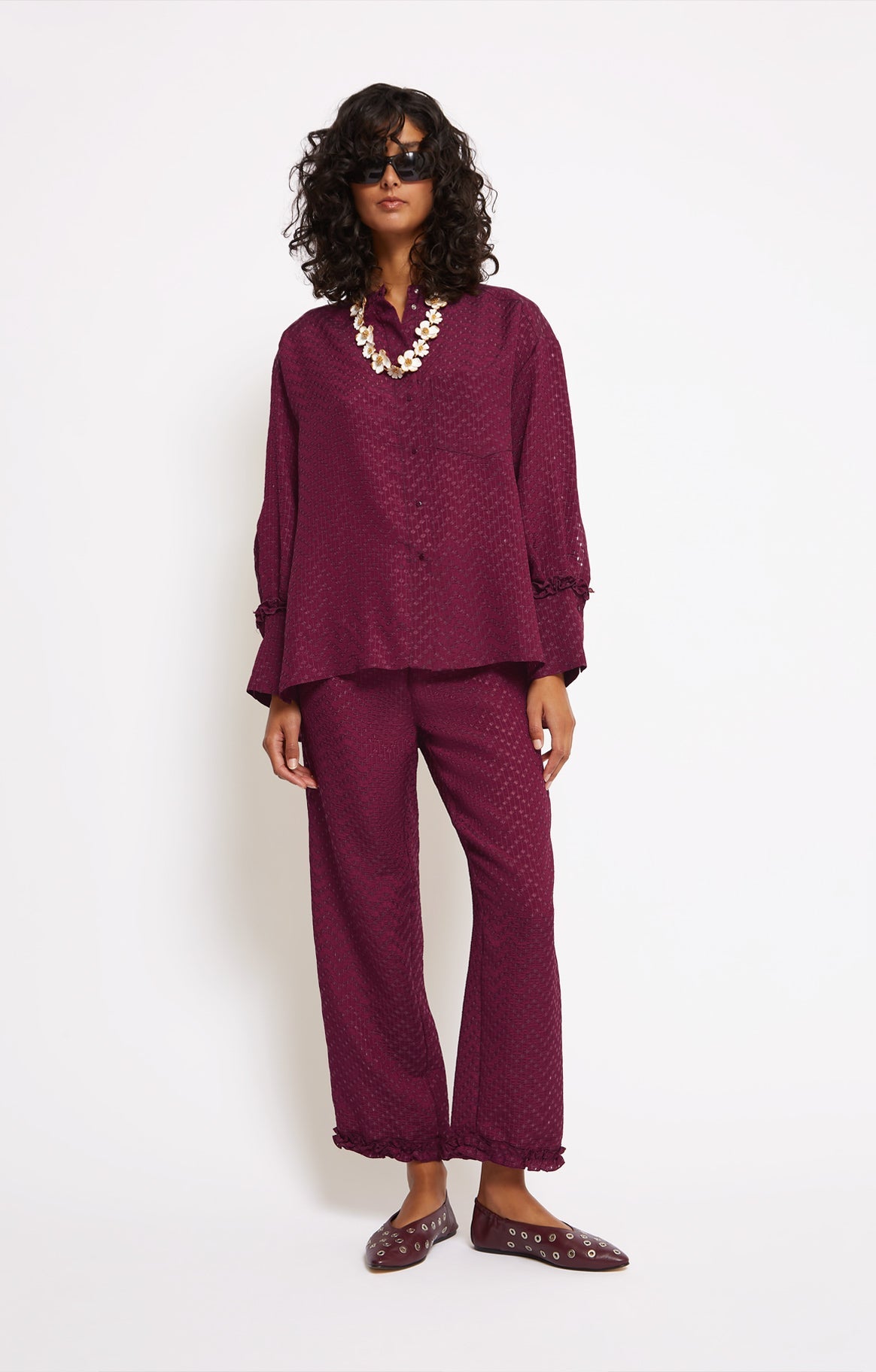 Pantalones Kors - Burdeos