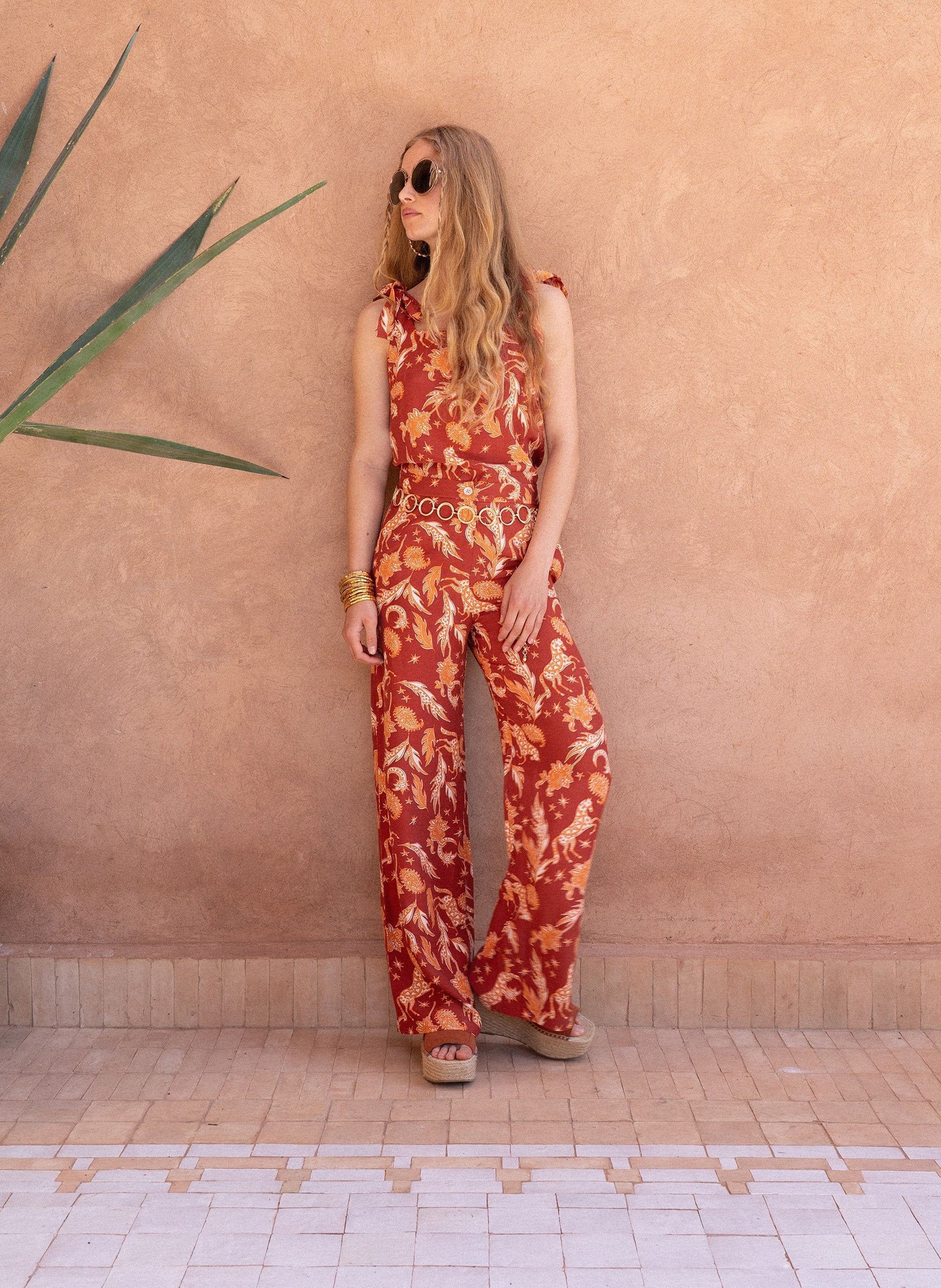 Percy Fleche Terracotta pants