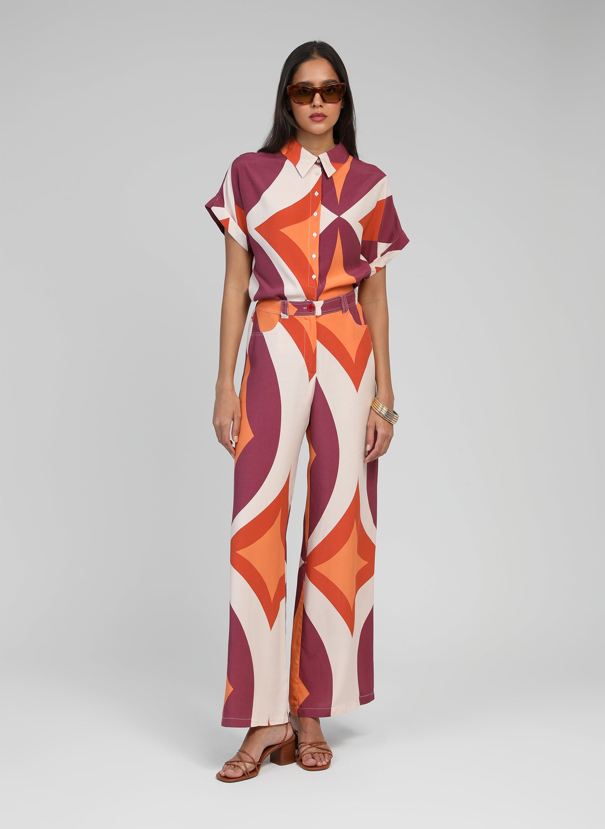 Pantaloni Phoebee Galimo Arancione