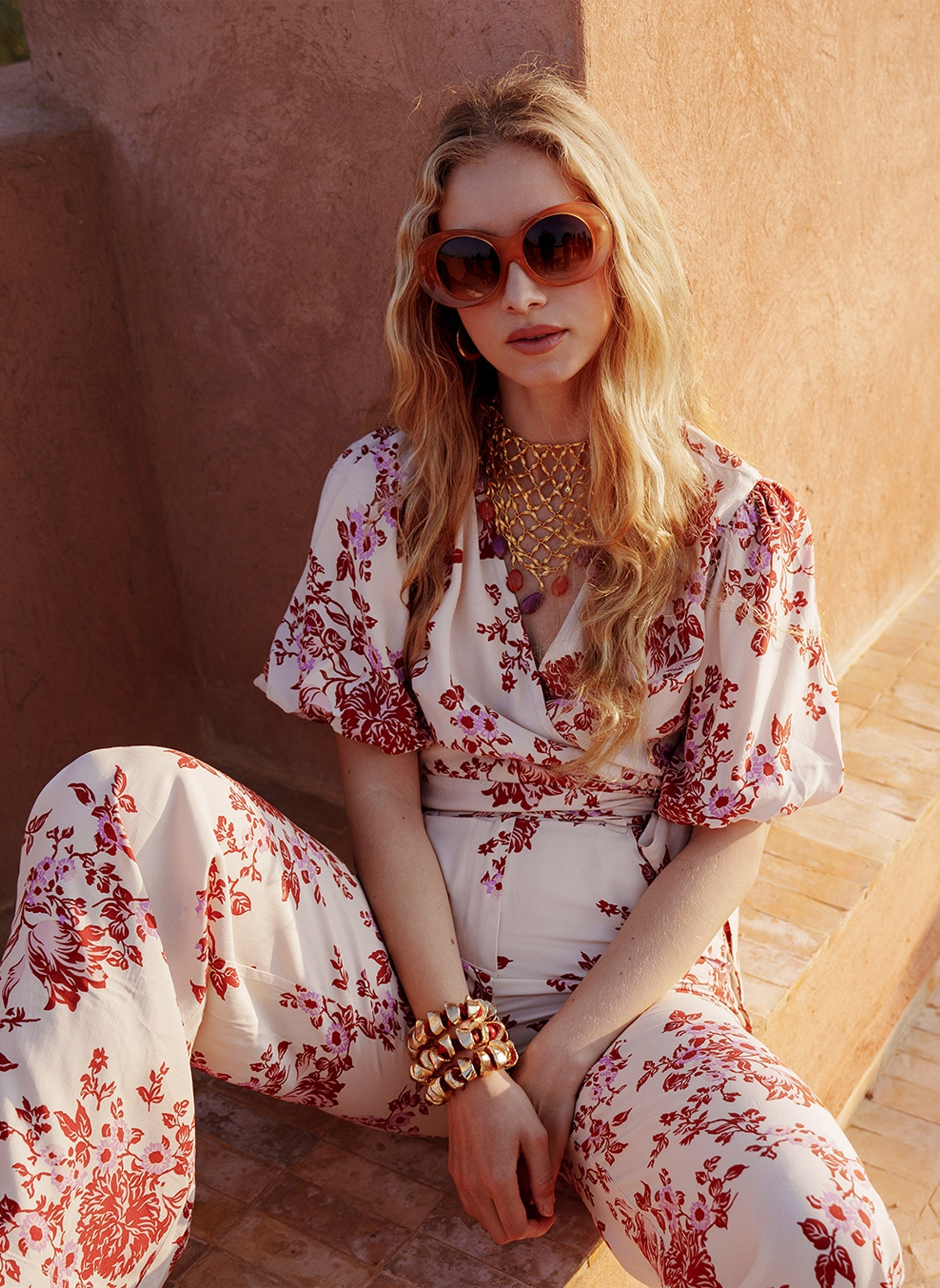 Pantaloni Phoebee Fallout Blush