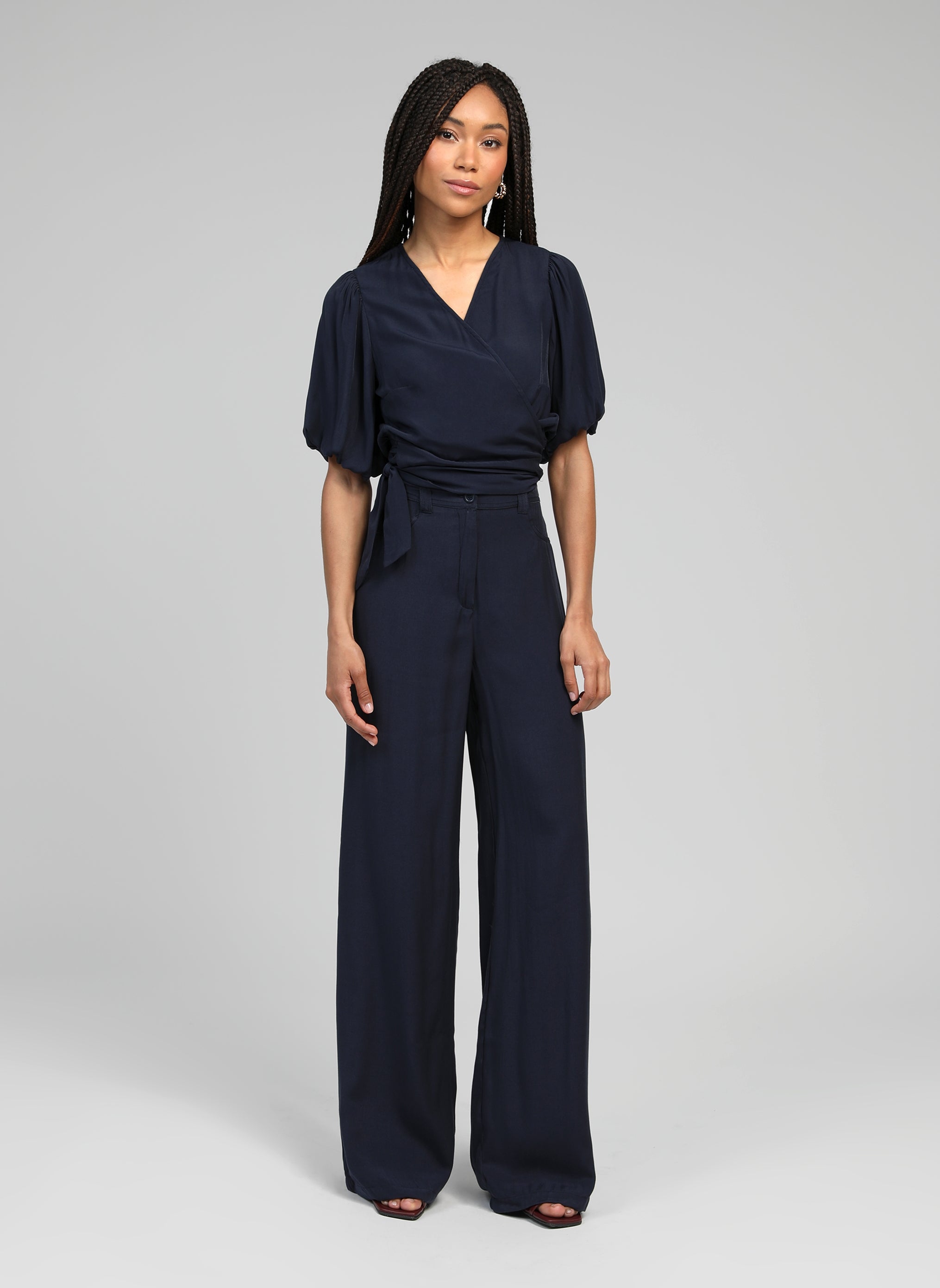 Pantaloni Phoebelane Navy