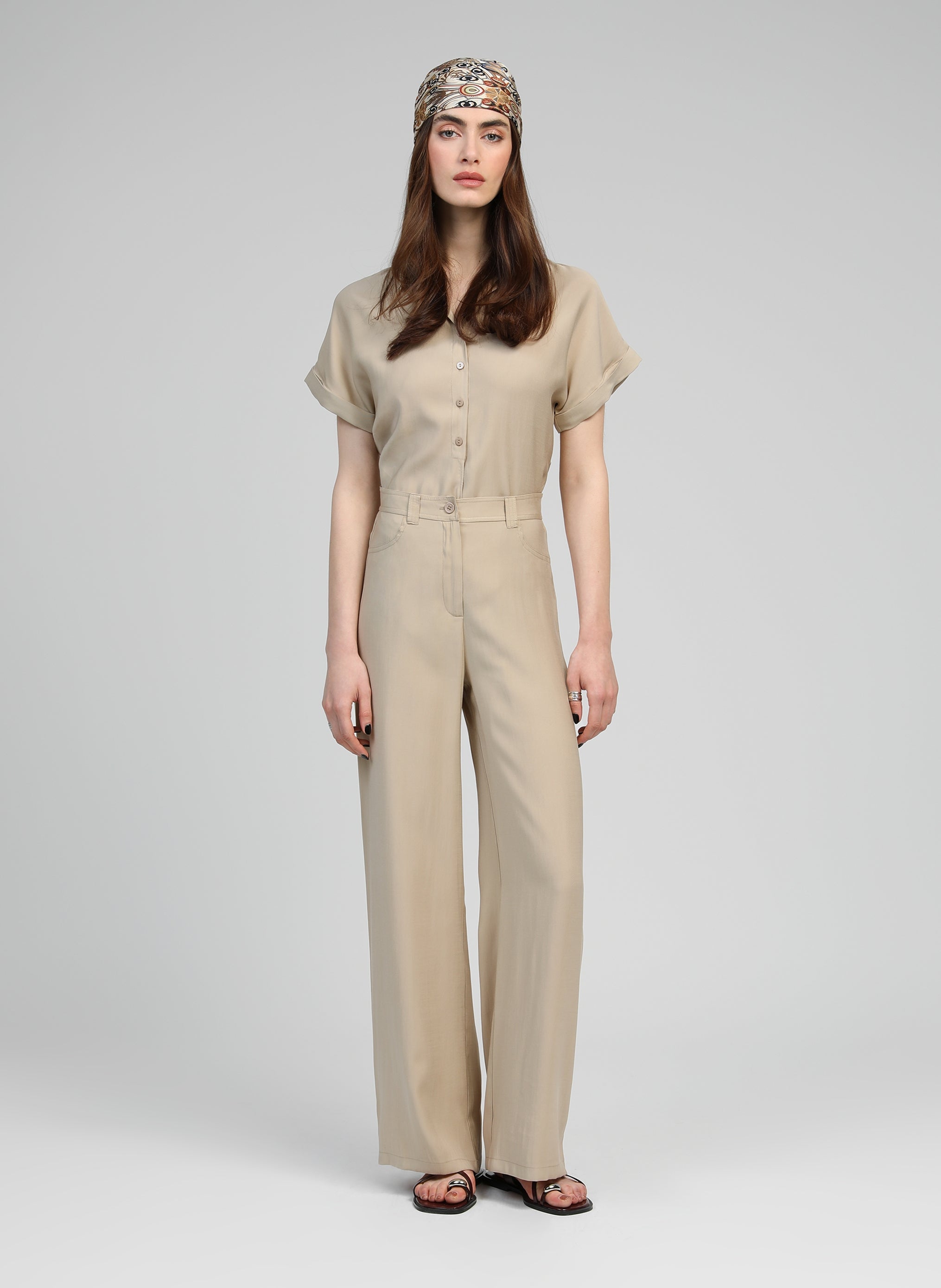 Pantaloni Phoebila beige