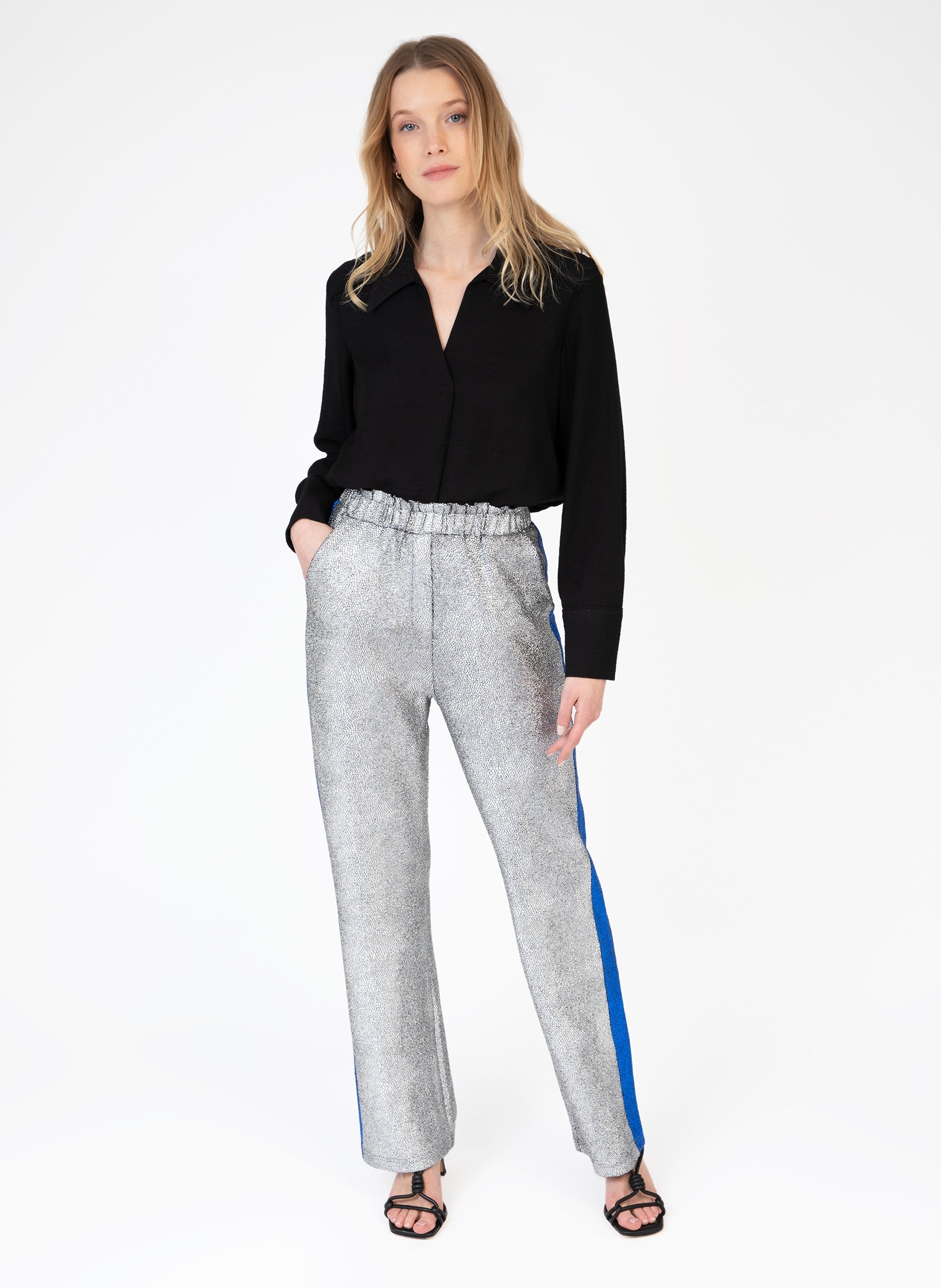 Pantaloni Pieroly Silver