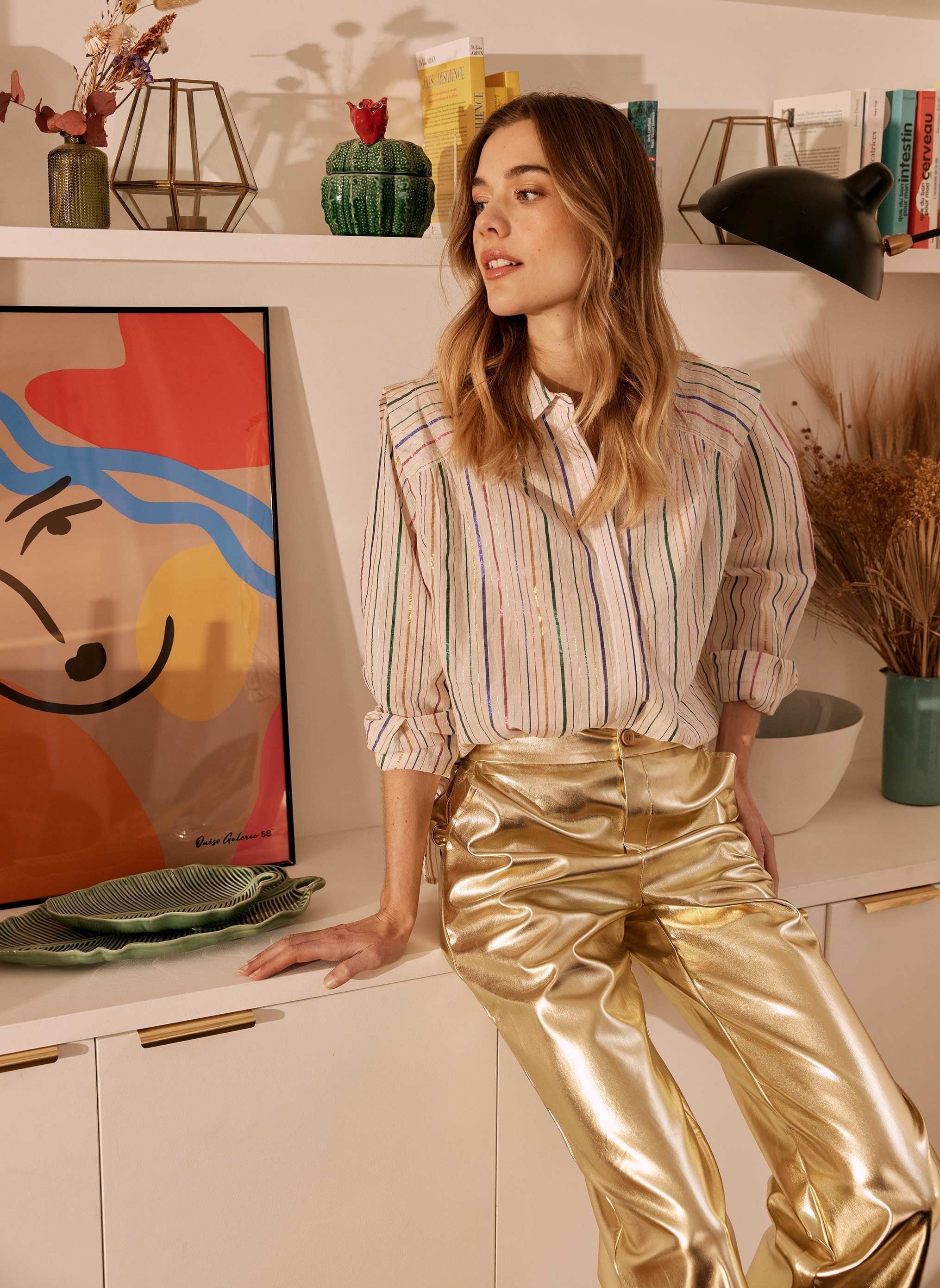 Pantaloni Pitty Gold