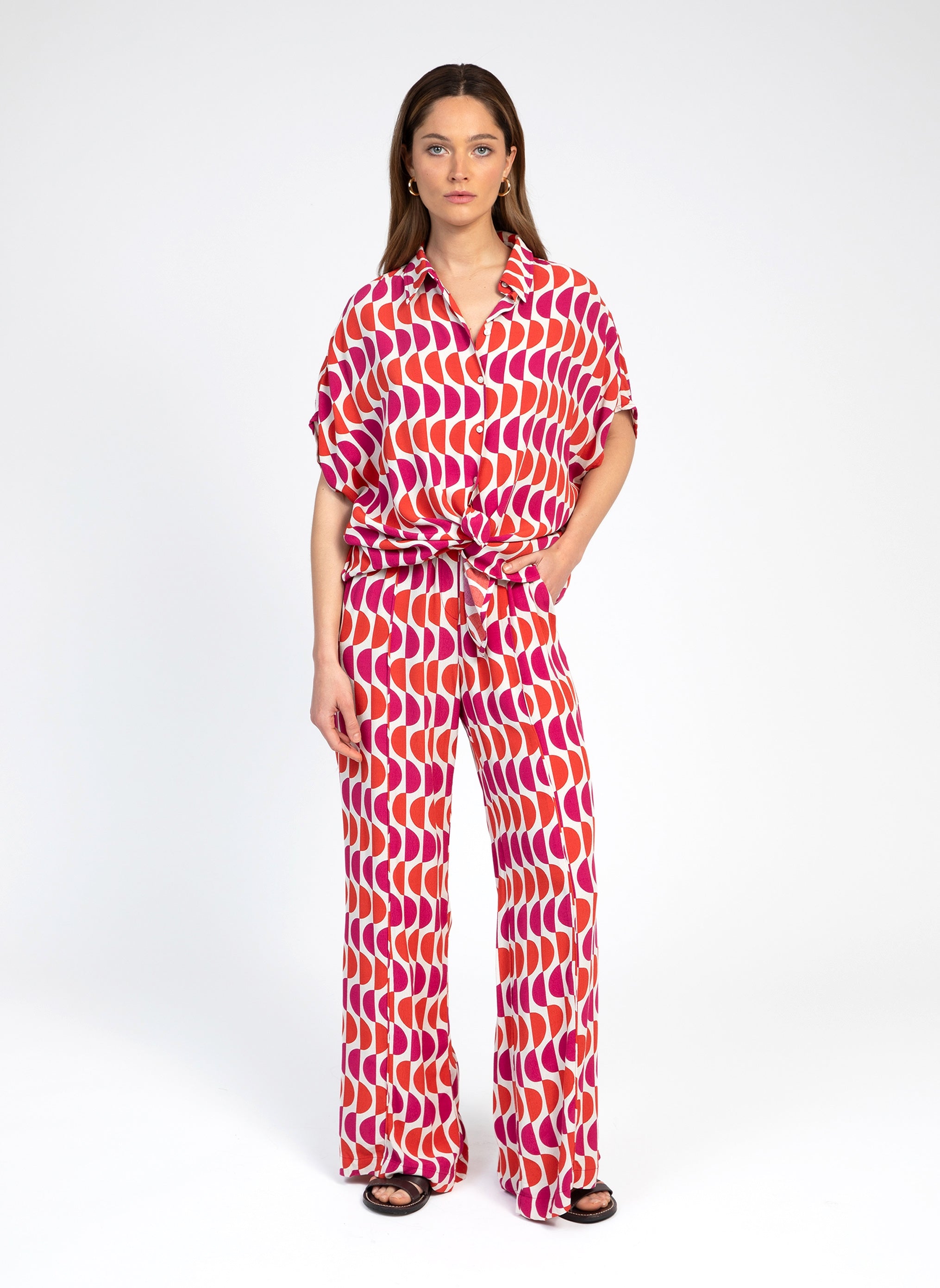 Prepy Tavira Pants Red