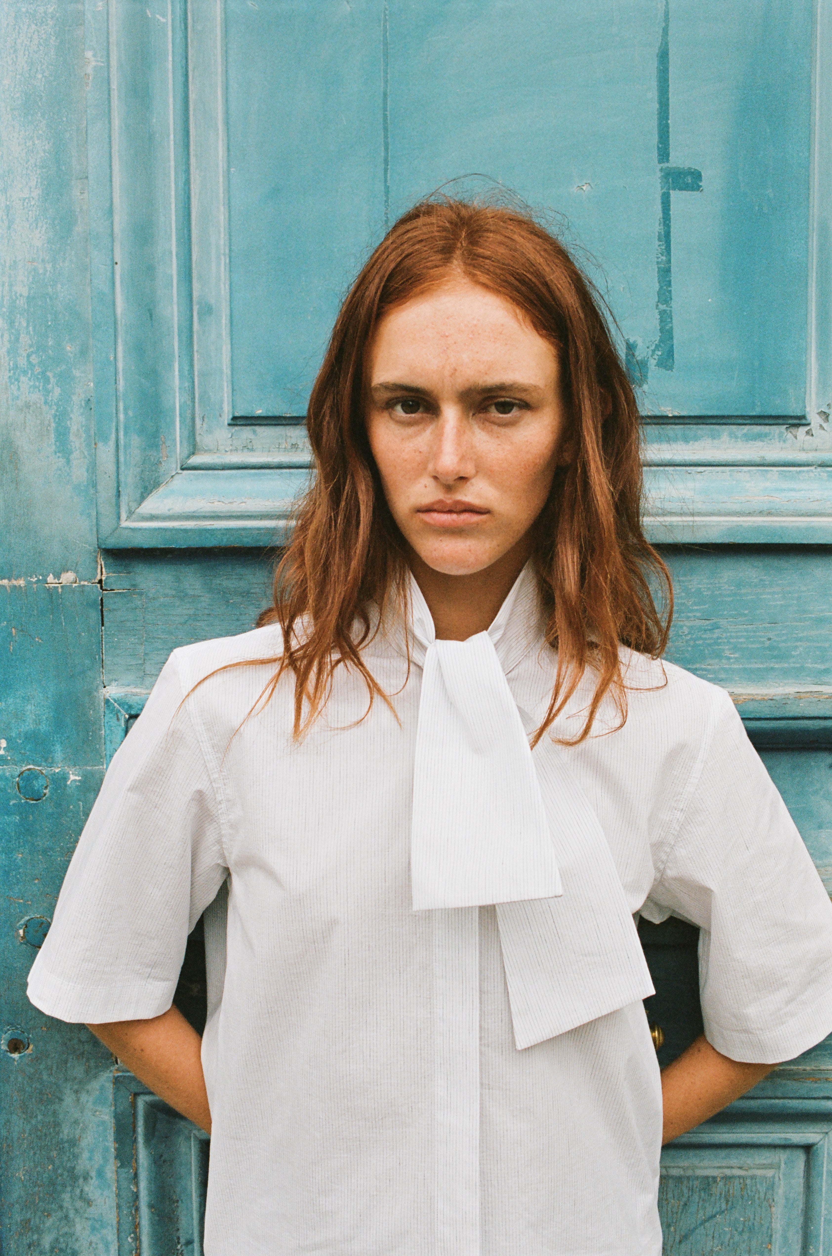 Liberte Shirt - Blue & White - Ladies