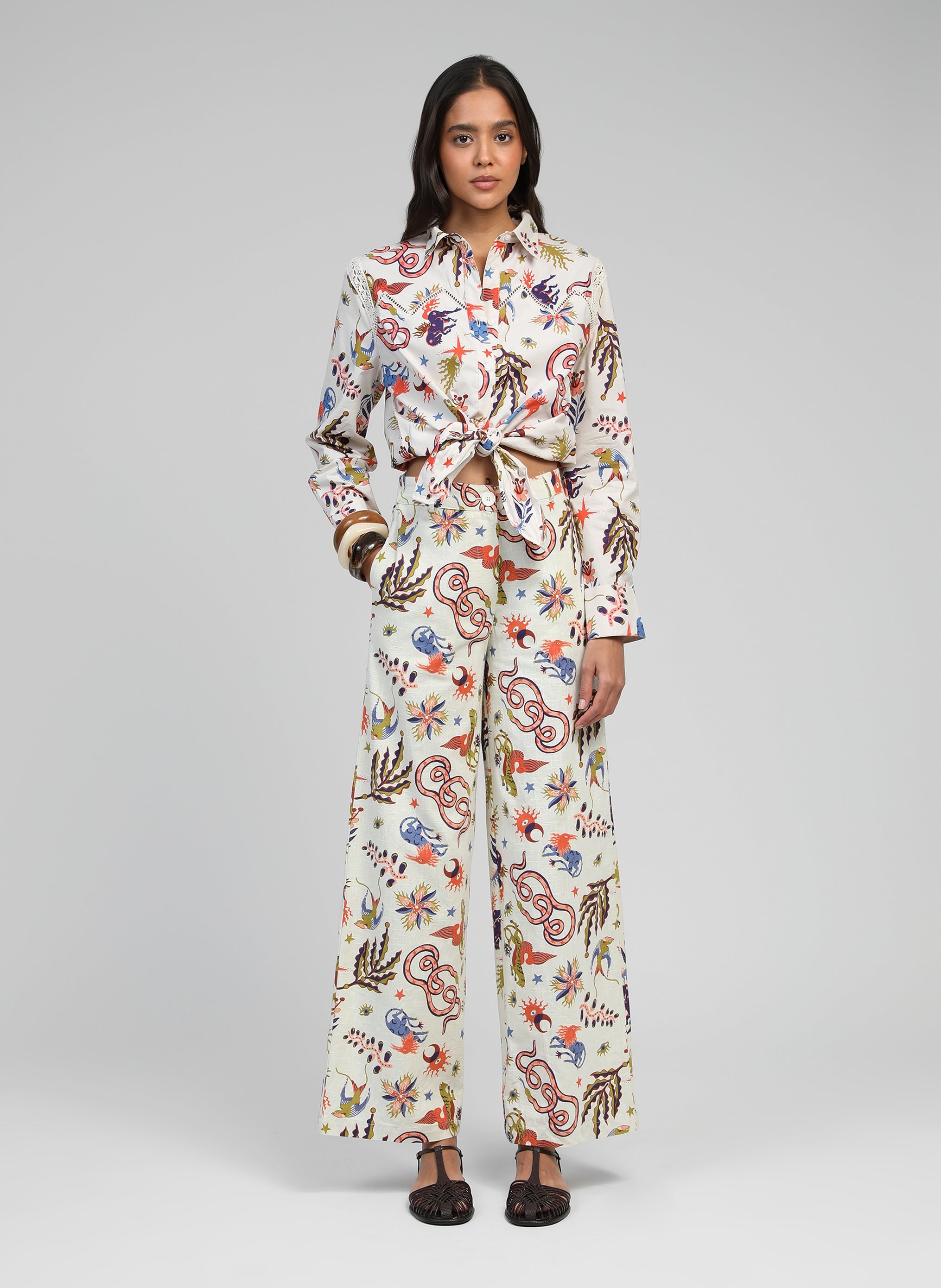 Rossy Bale Ecru Pants