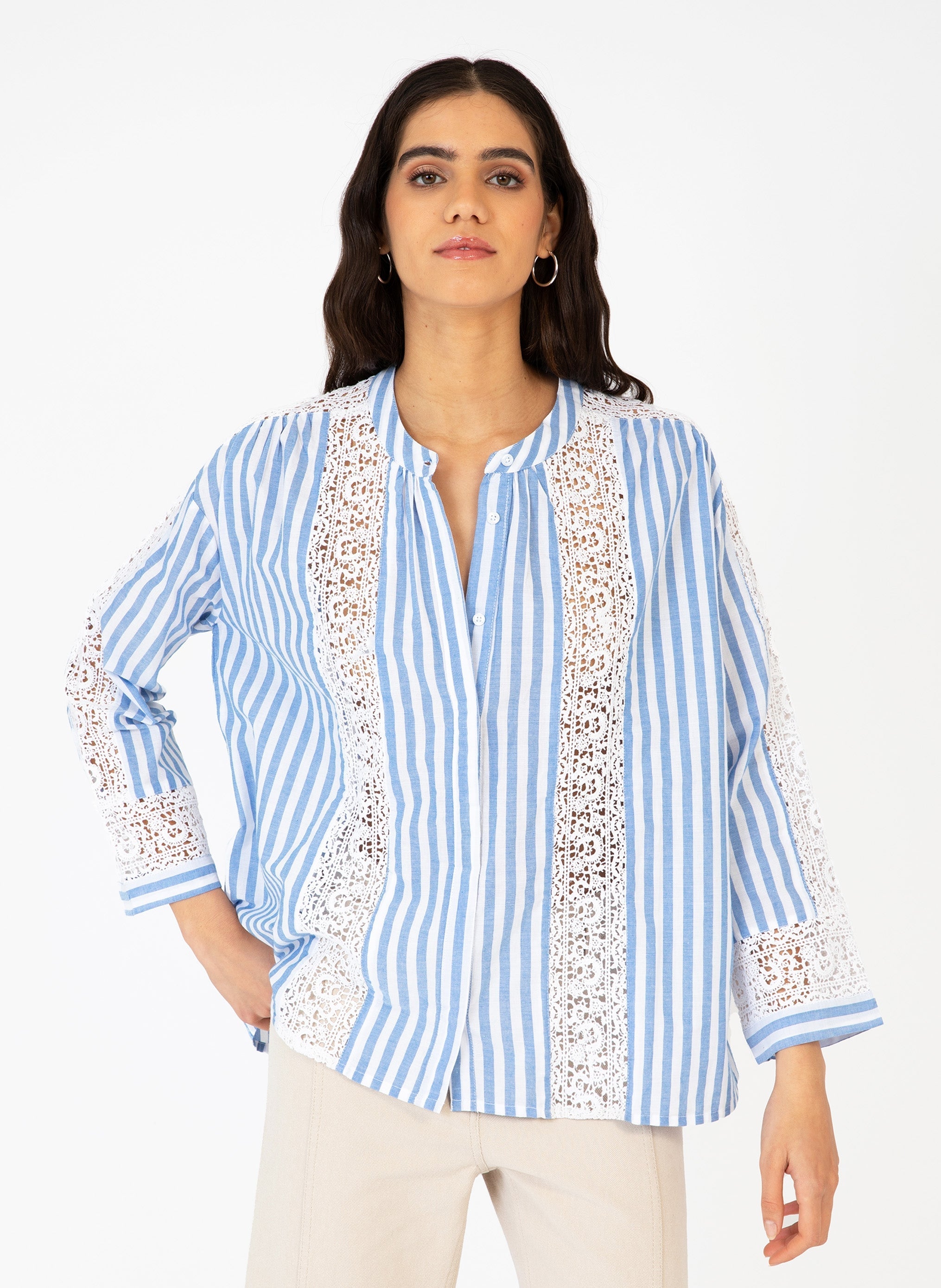 Camicetta blu Sachalie