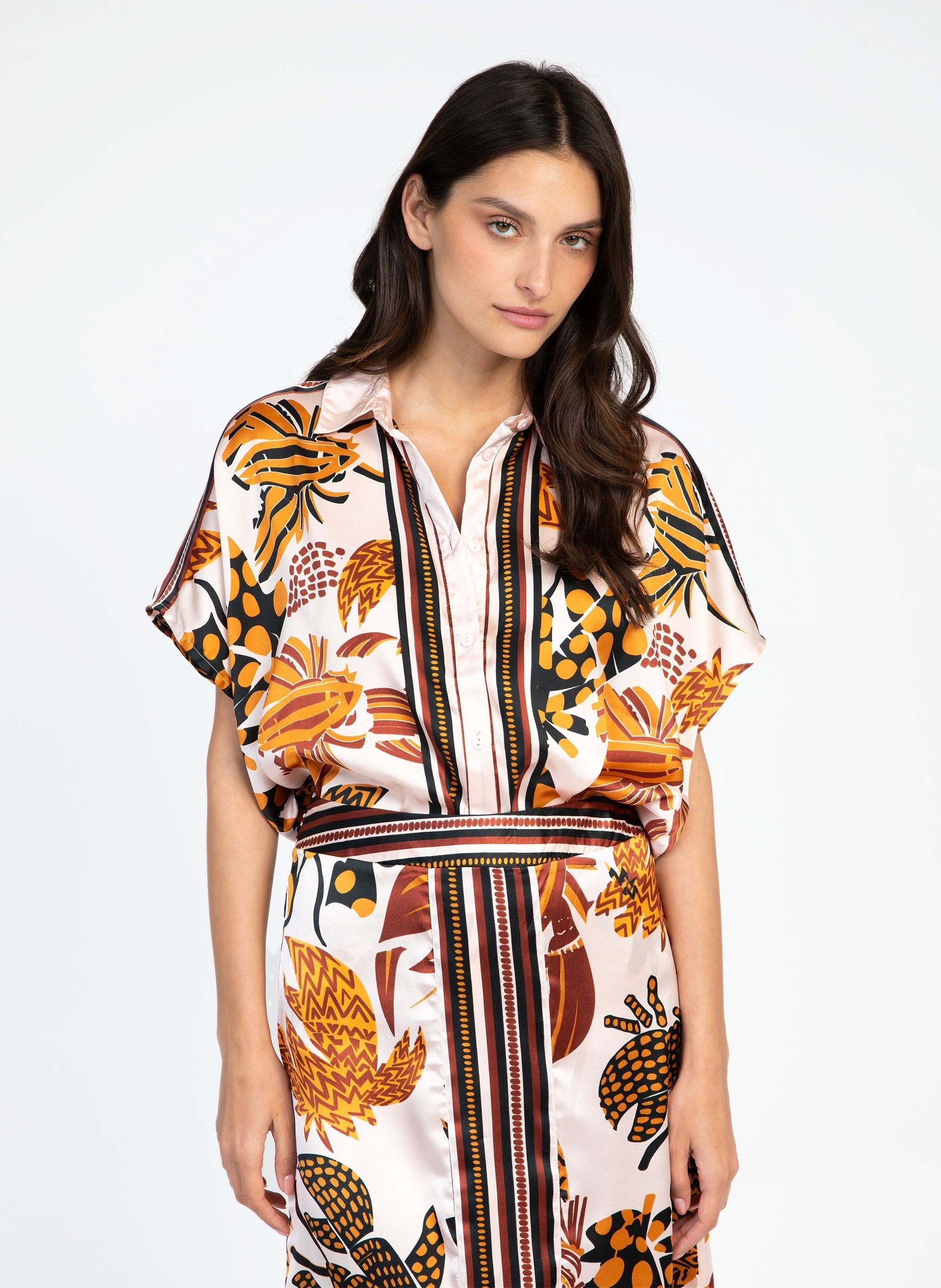 Camisa Safiana Sirene Cafe