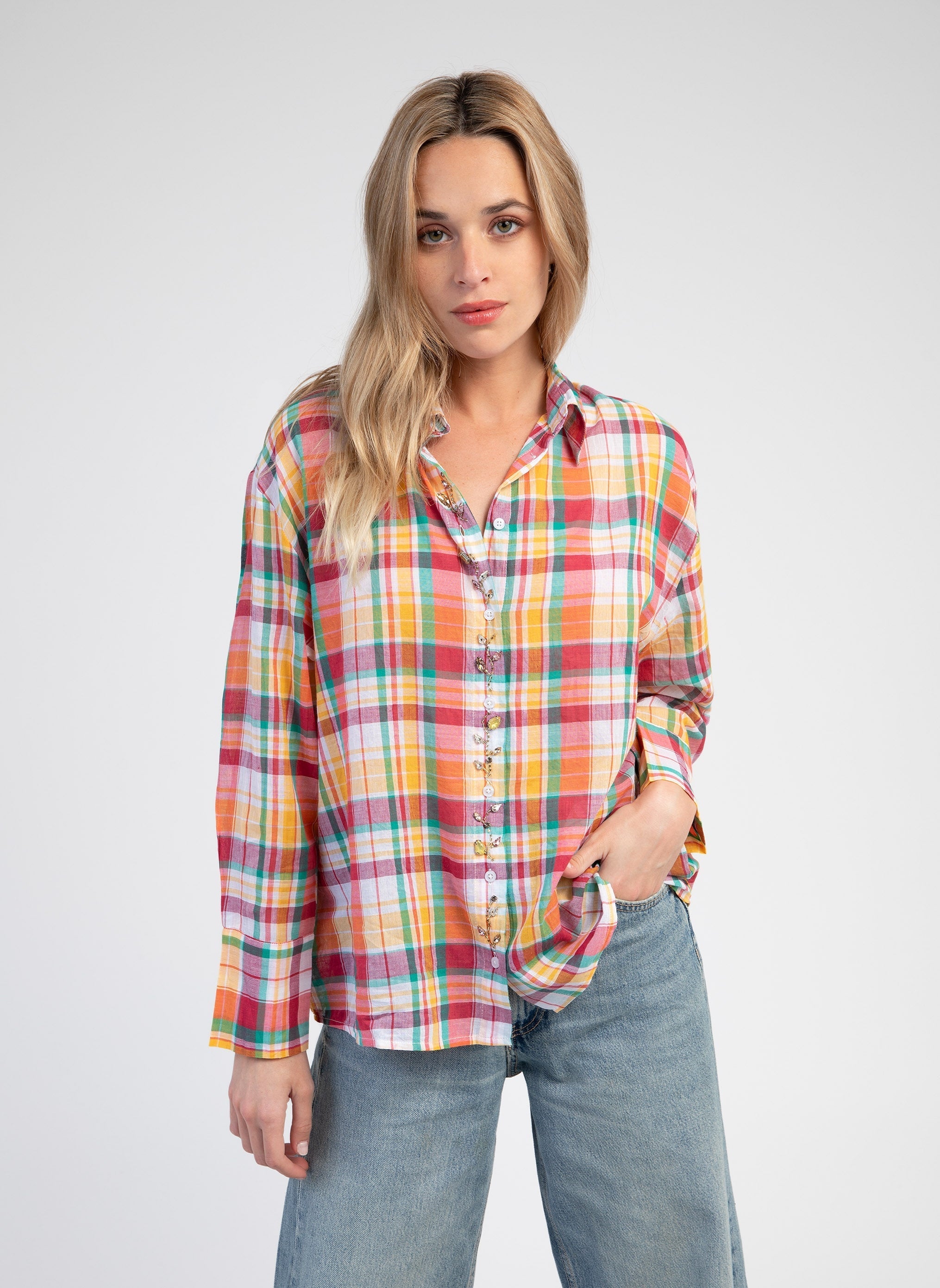 Camisa a cuadros Salambo