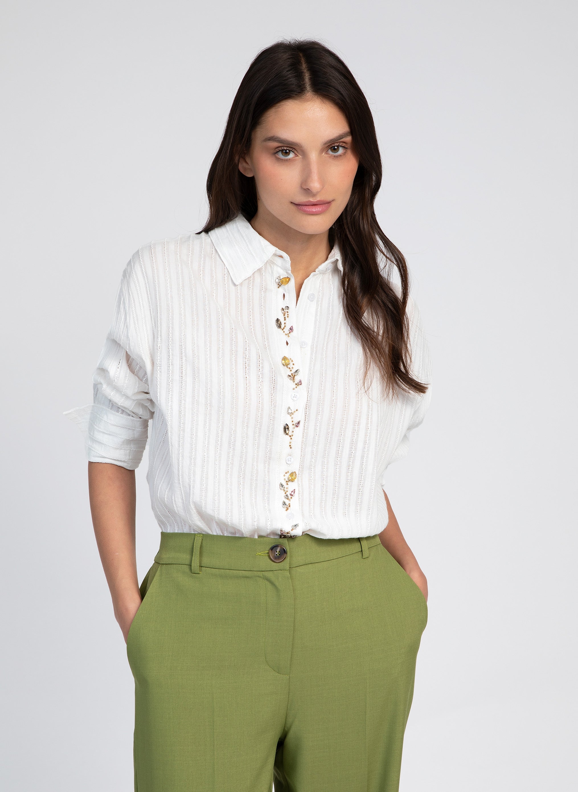 Camisa Salambo Crudo