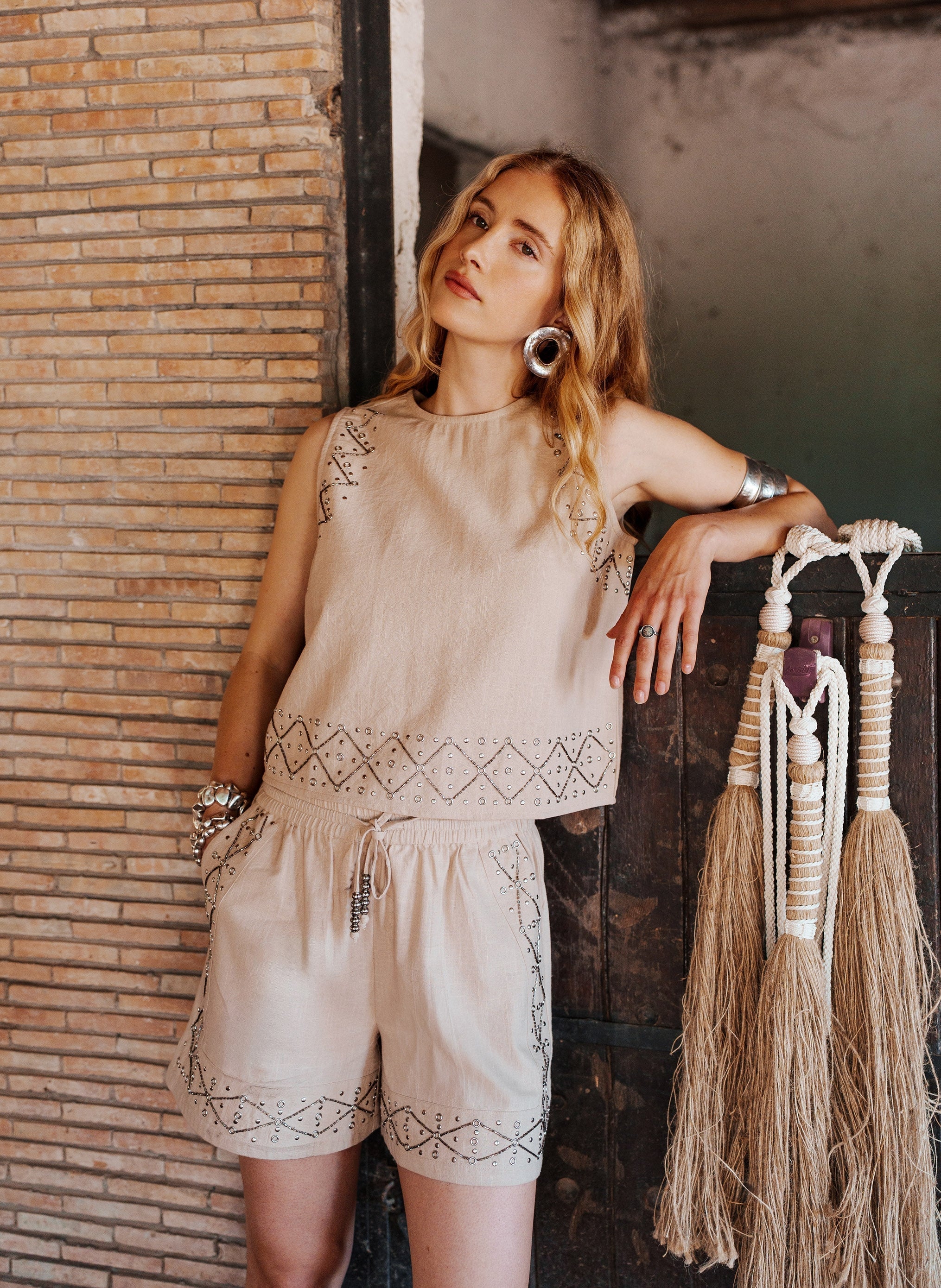 Camiseta de tirantes Samalo Linen