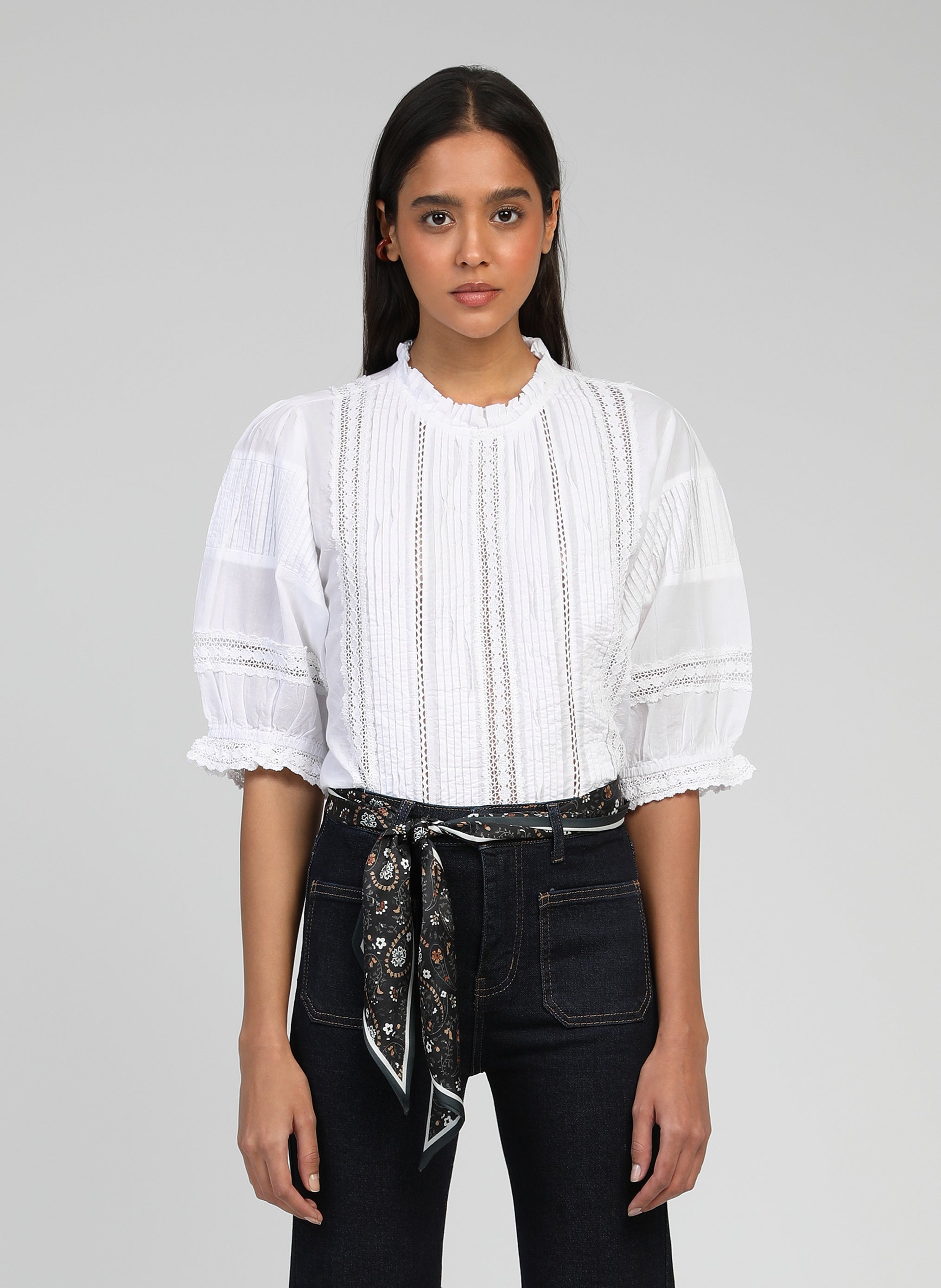 Camicetta Samitou Bianco