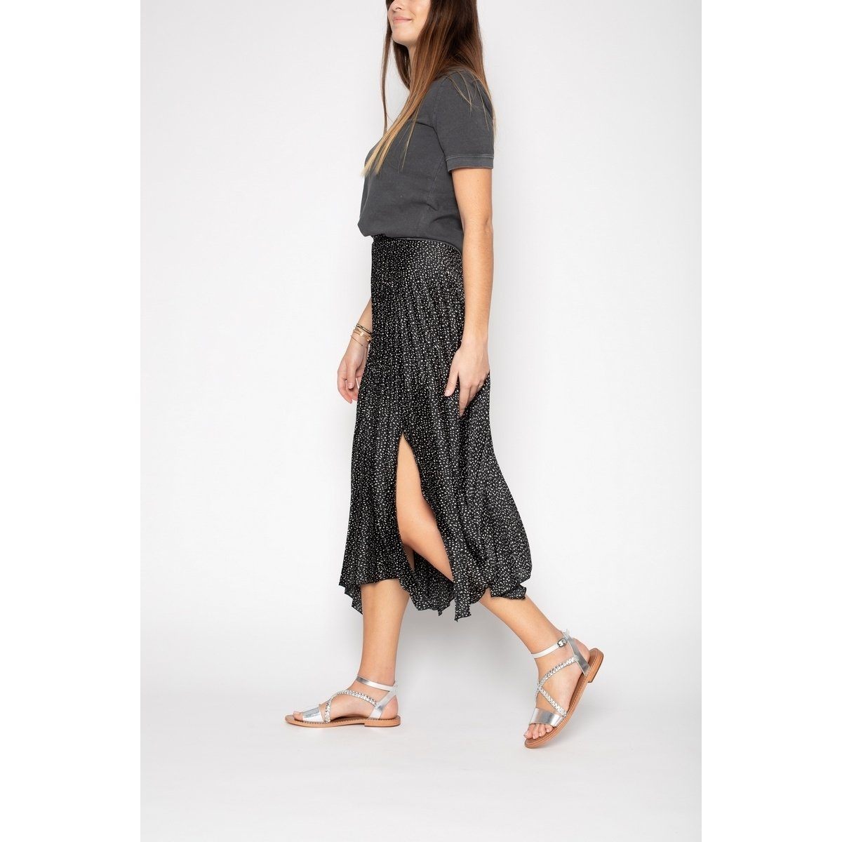 Sandali Leandra - Buff Silver - Argento