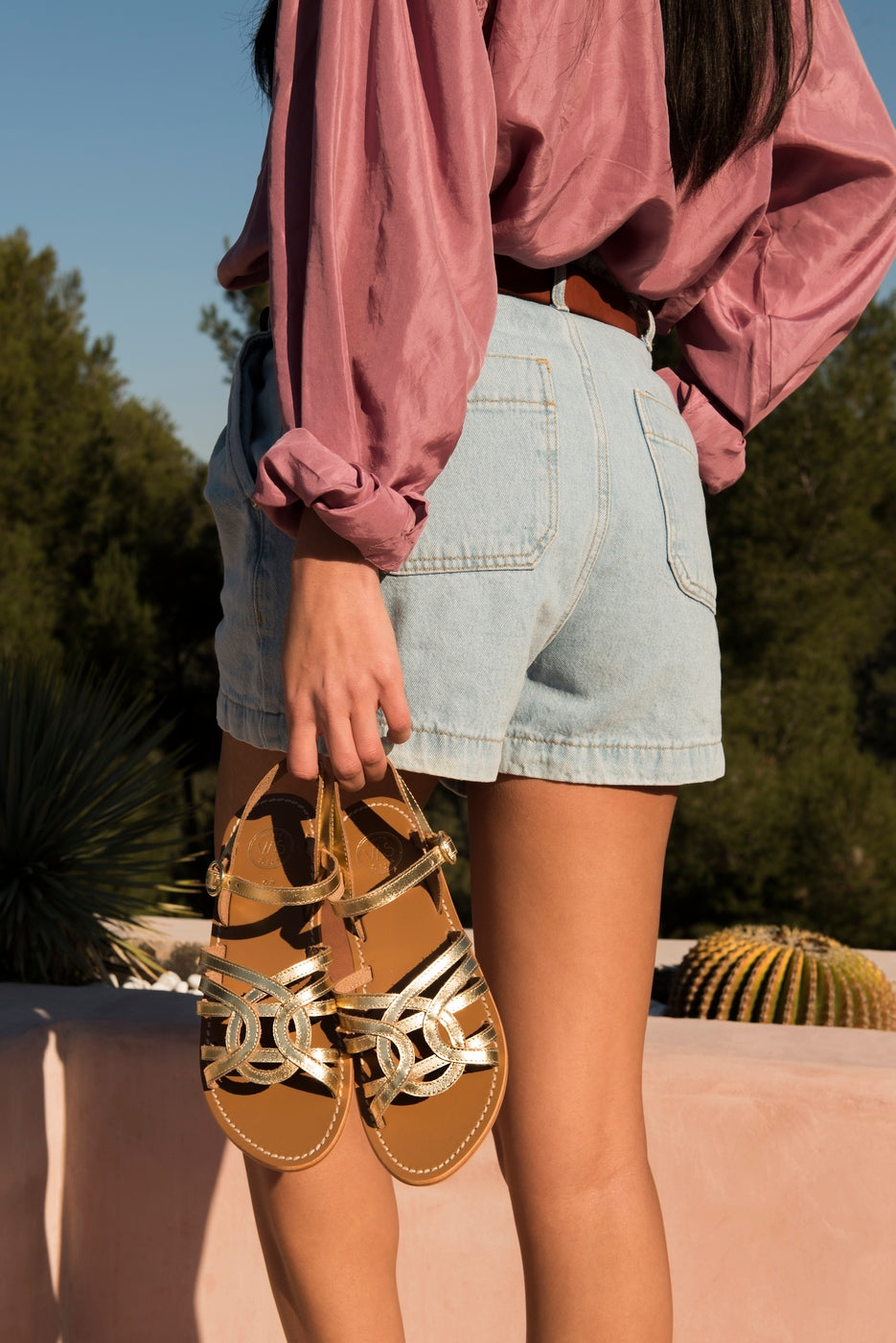 Sandali Barsha - Oro scuro Buff - Oro scuro