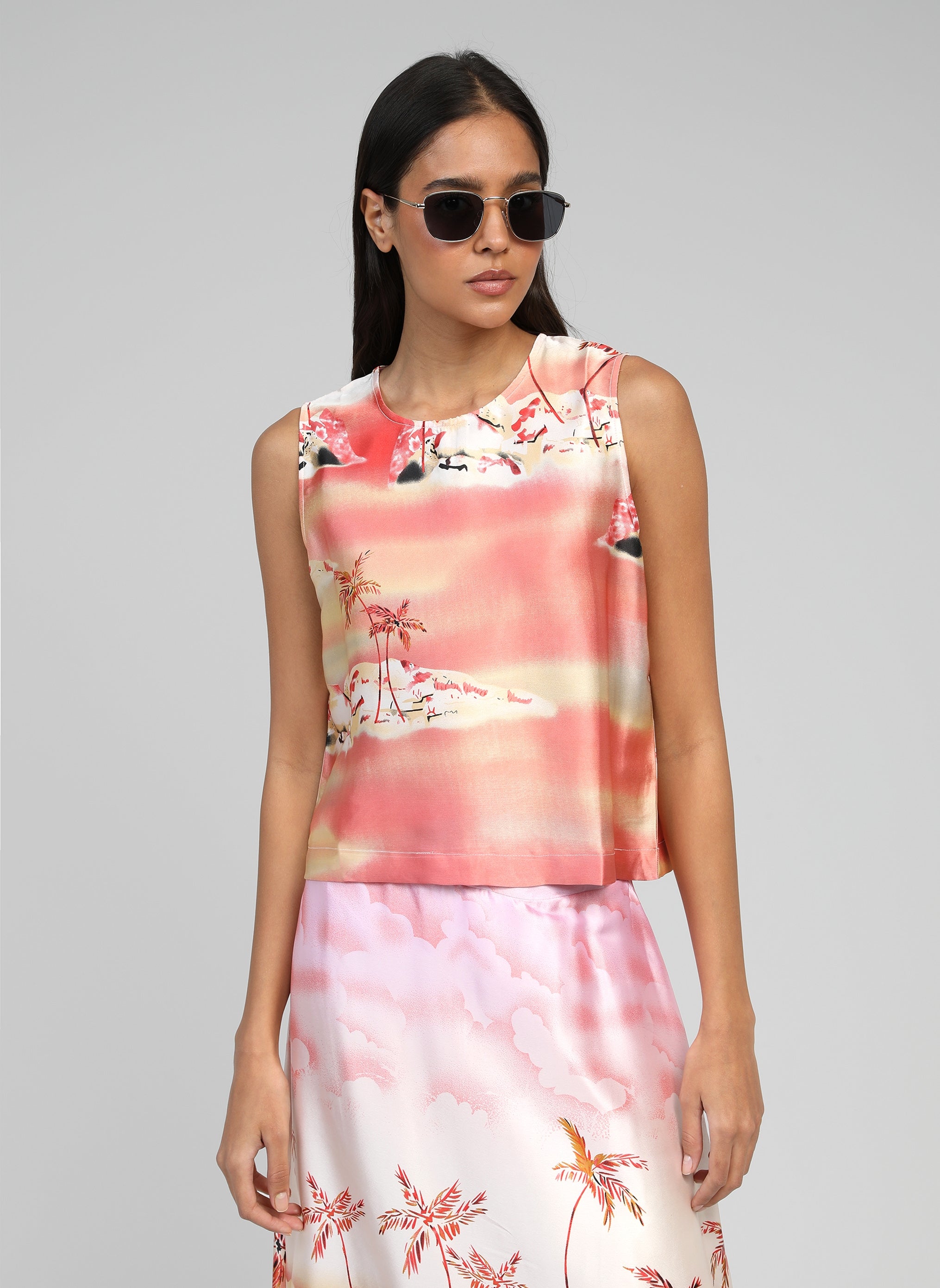 Sounay Cabana Tank Top Rosa