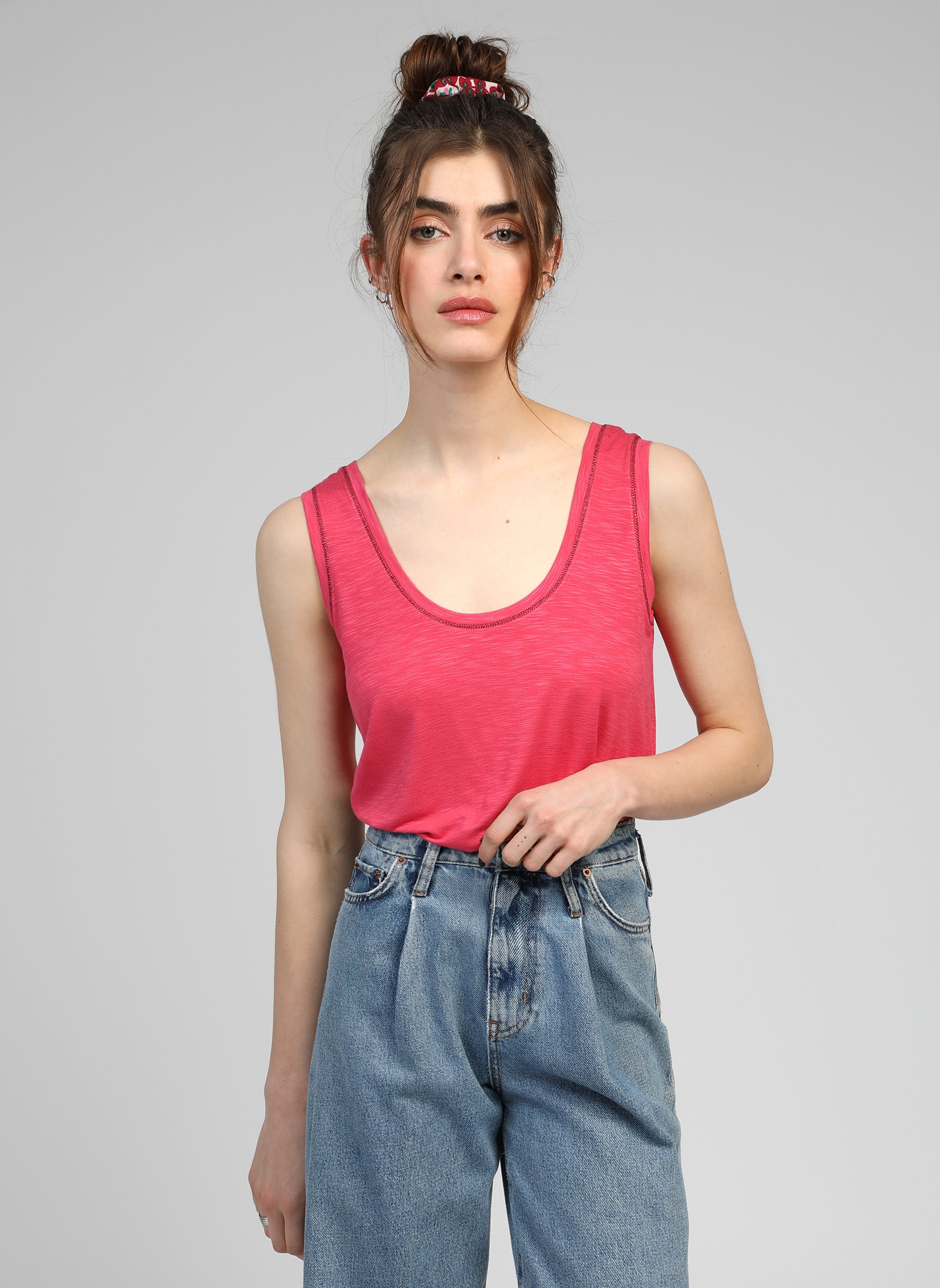 Tanessa Raspberry tank top