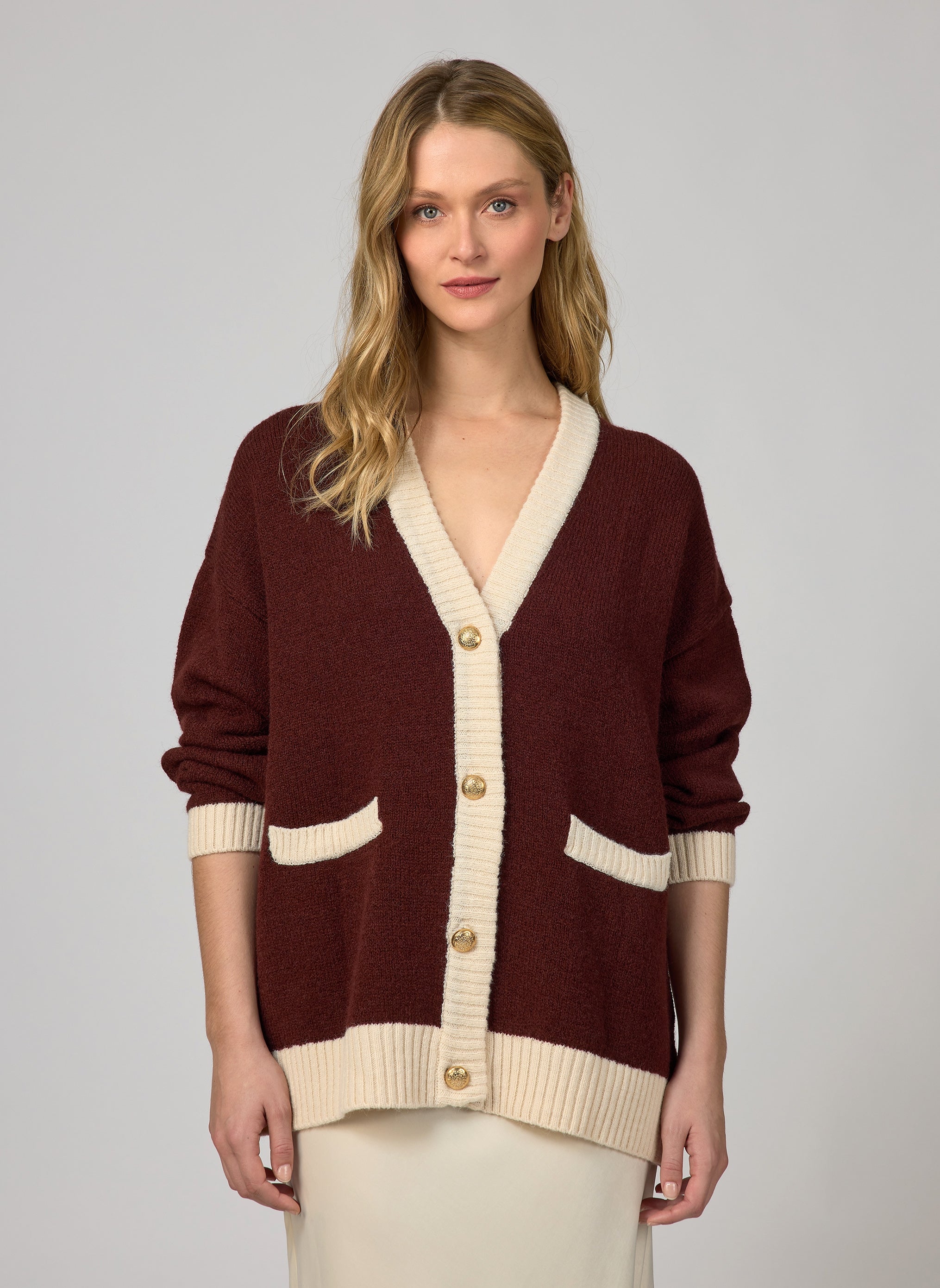 Cardigan Valdor Chocolate