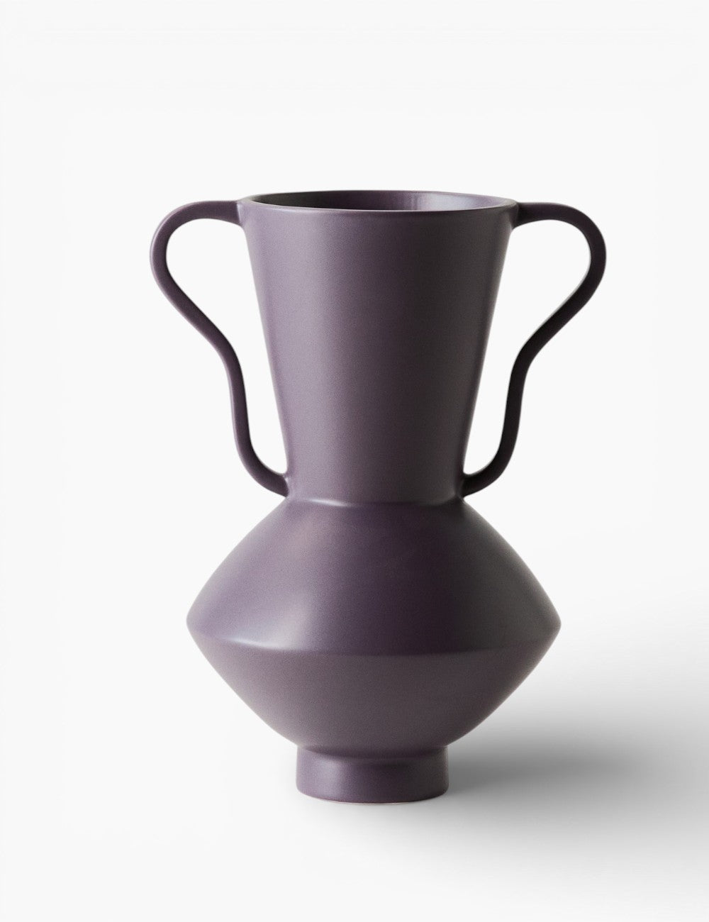 Vase en faïence à deux anses