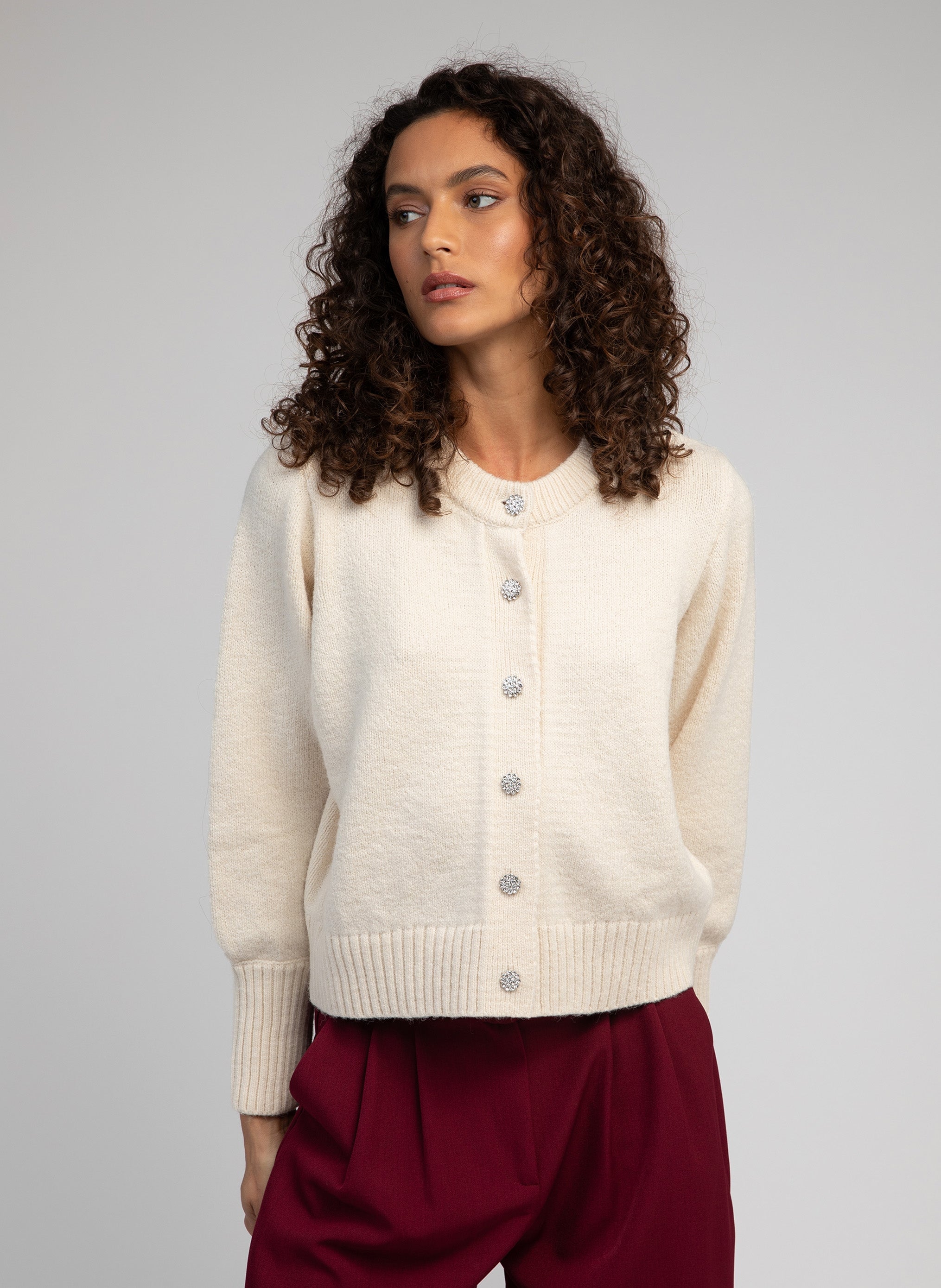 Velicia Ecru Cardigan